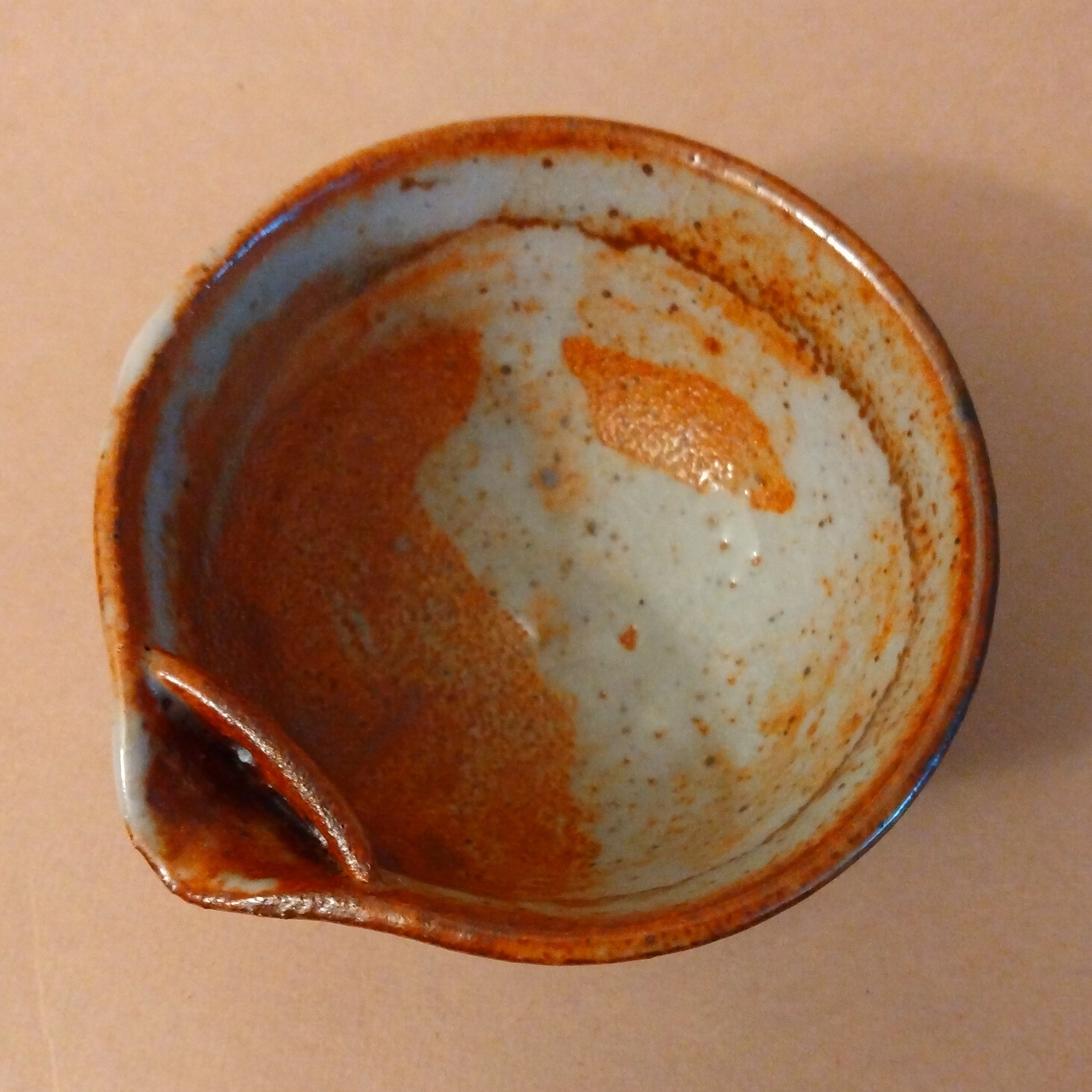 Katakuchi, Spouted Bowl, with built-in strainer, by George Gledhill