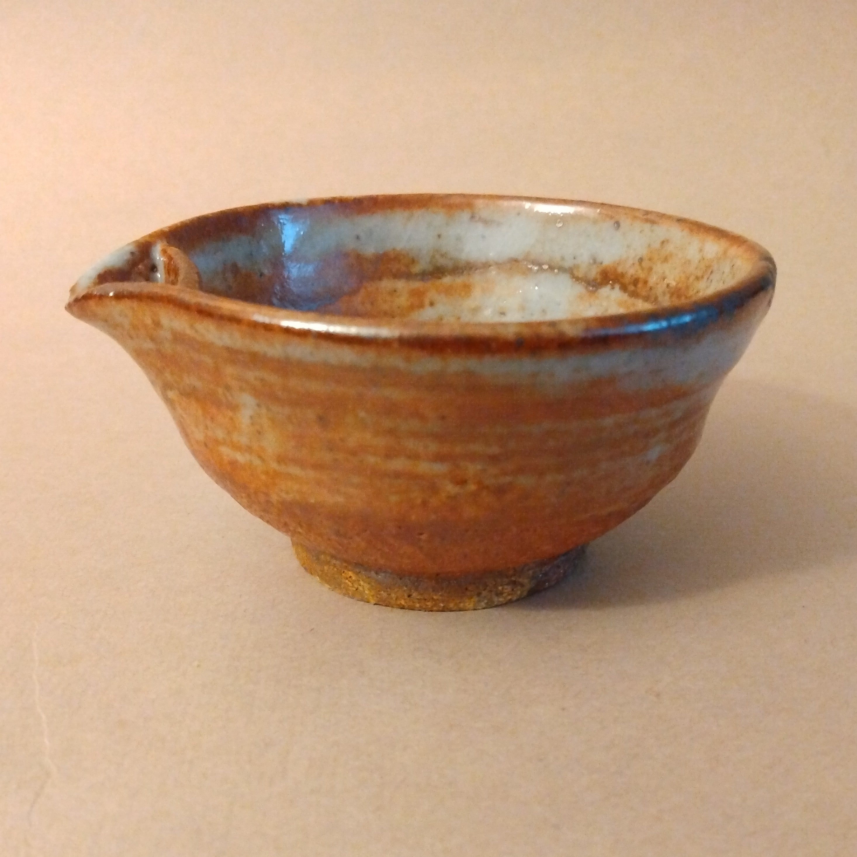 Katakuchi, Spouted Bowl, with built-in strainer, by George Gledhill