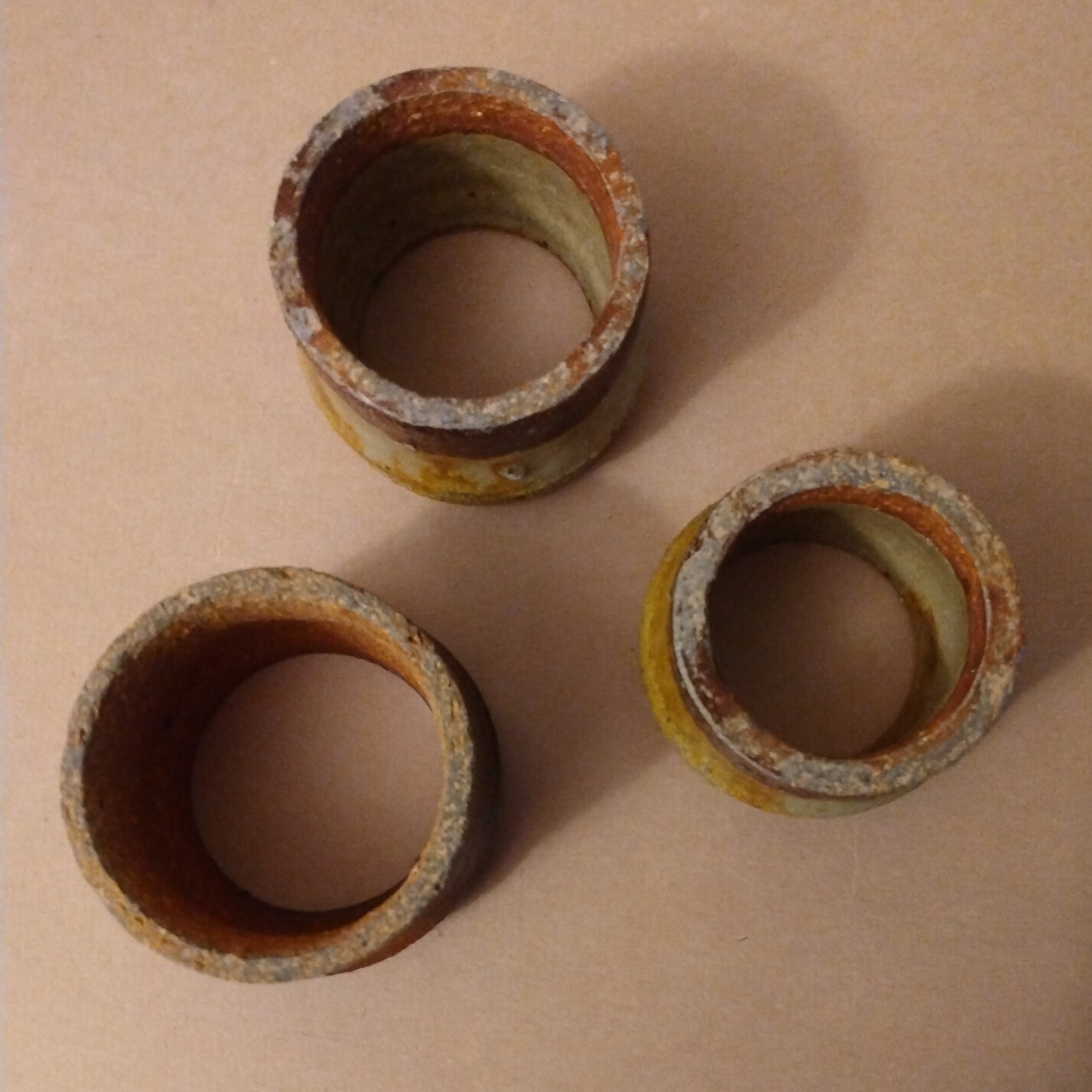 BOTTOM VIEW, UNGLAZED.