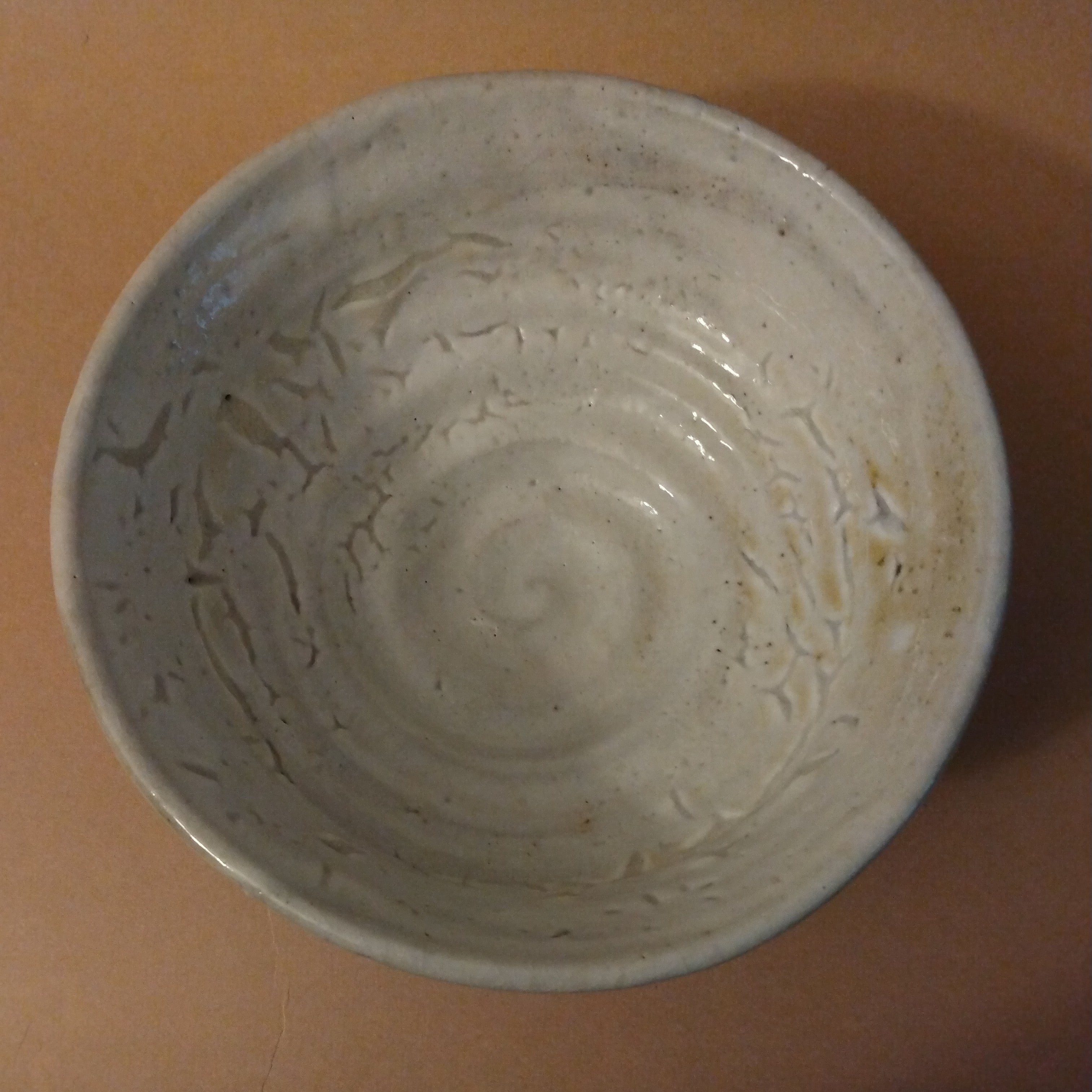 Wood-fired Shino Glaze Bowl, by George Gledhill
