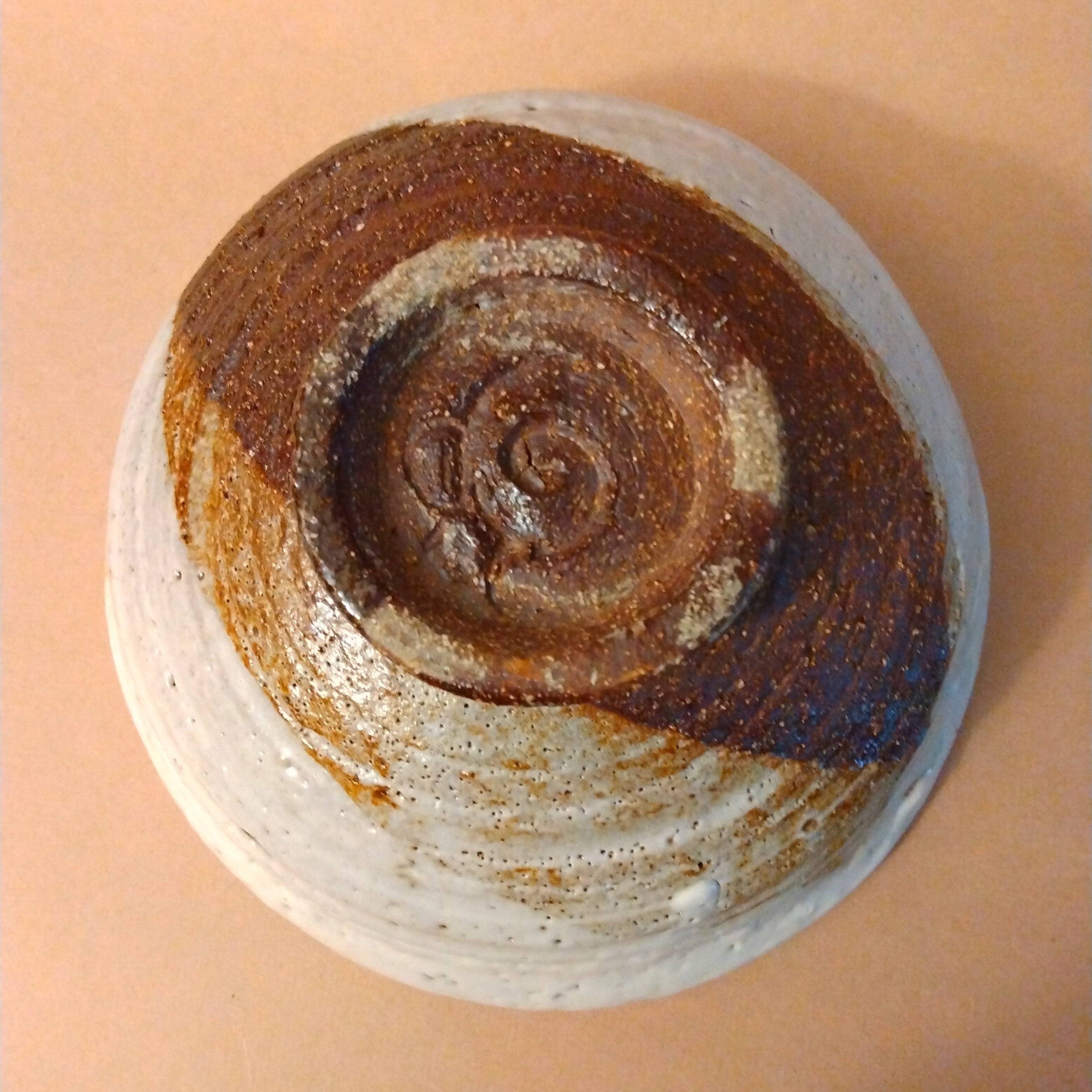 Wood-fired Shino Glaze Bowl, by George Gledhill