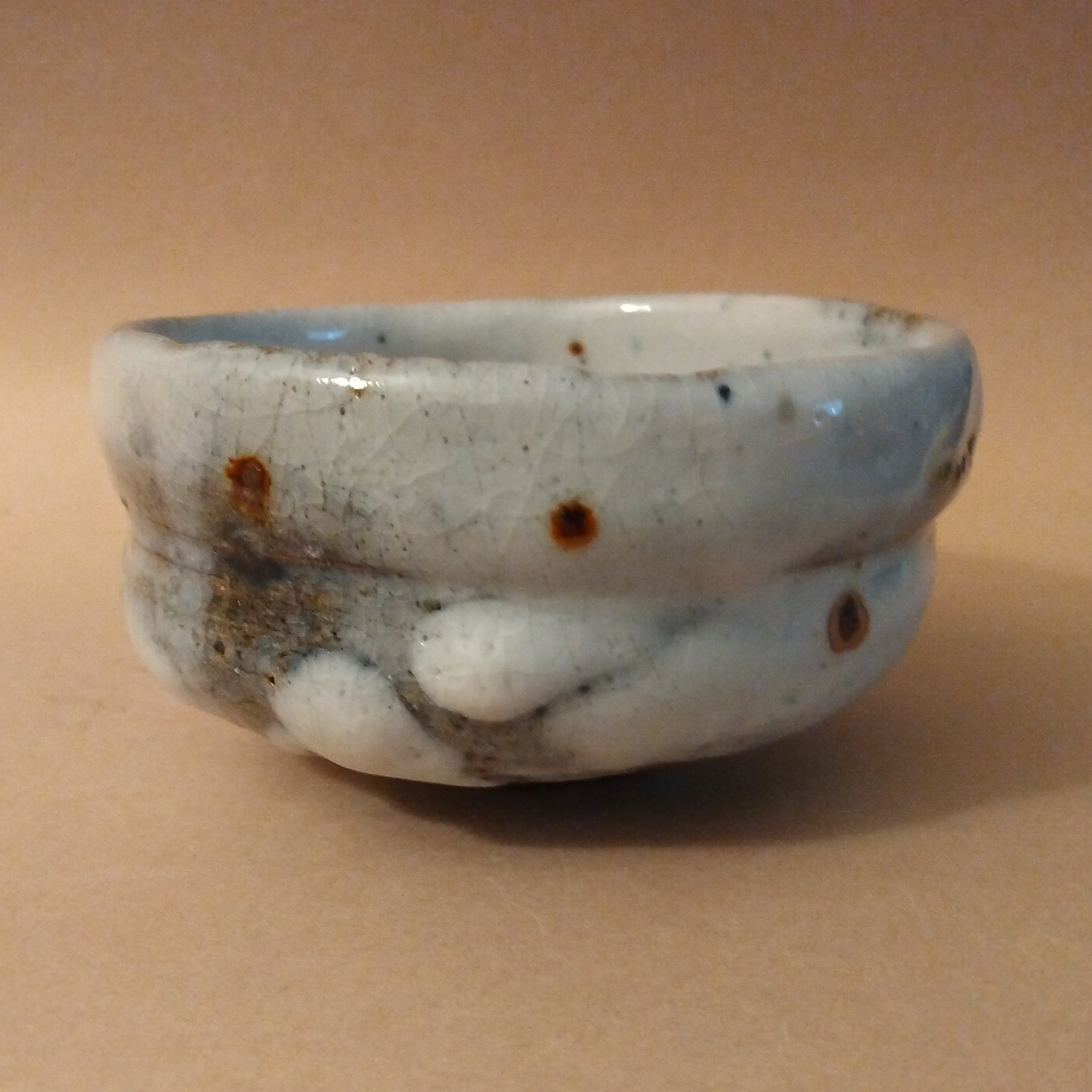 Shino Glaze Tea Bowl, Matcha Chawan by George Gledhill