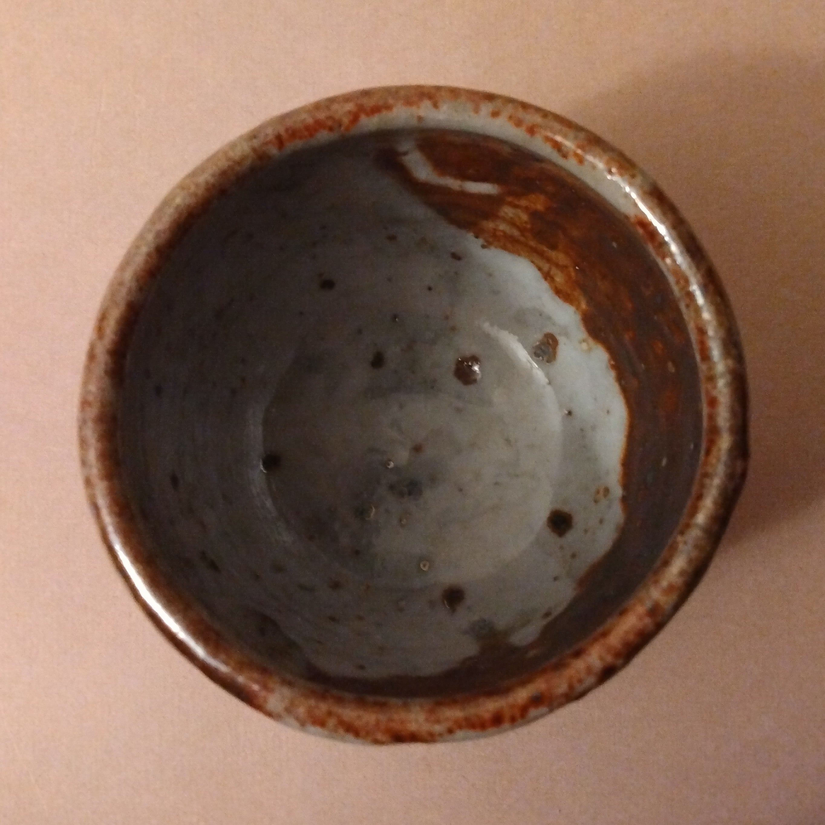 Shino Glaze Tea Cup, Yunomi, by George Gledhill
