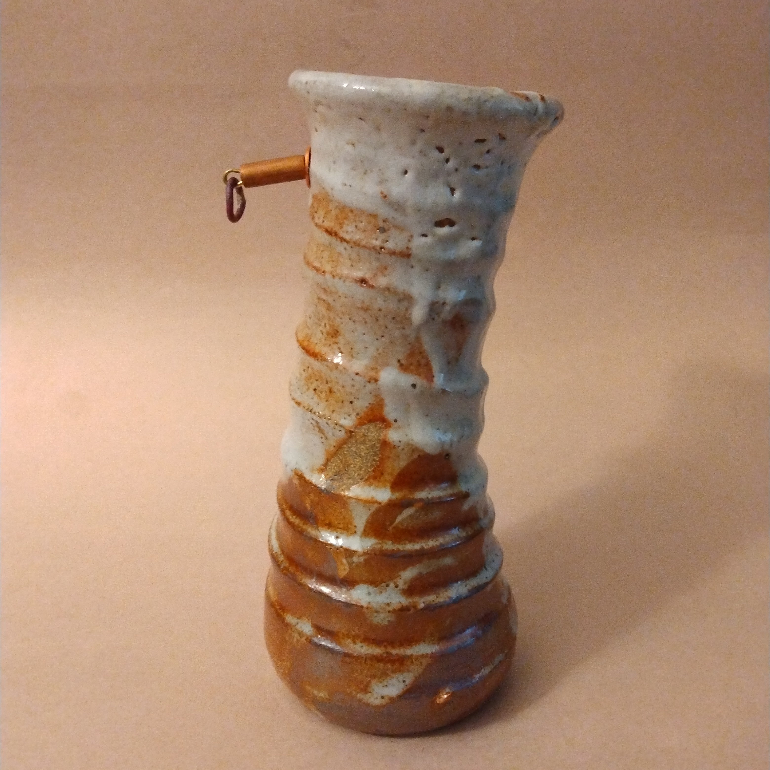 Shino Glaze Vase, by George Gledhill