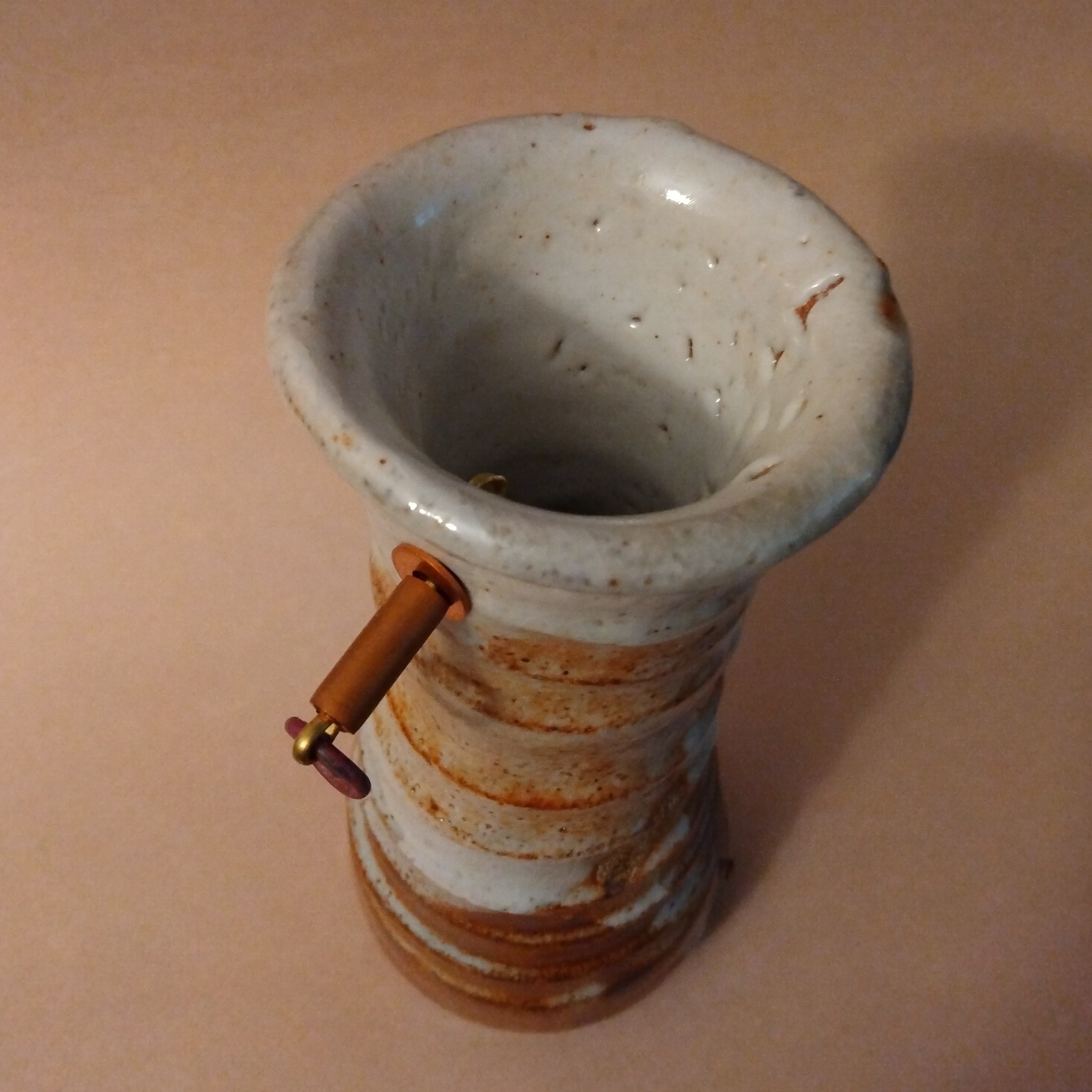 Shino Glaze Vase, by George Gledhill