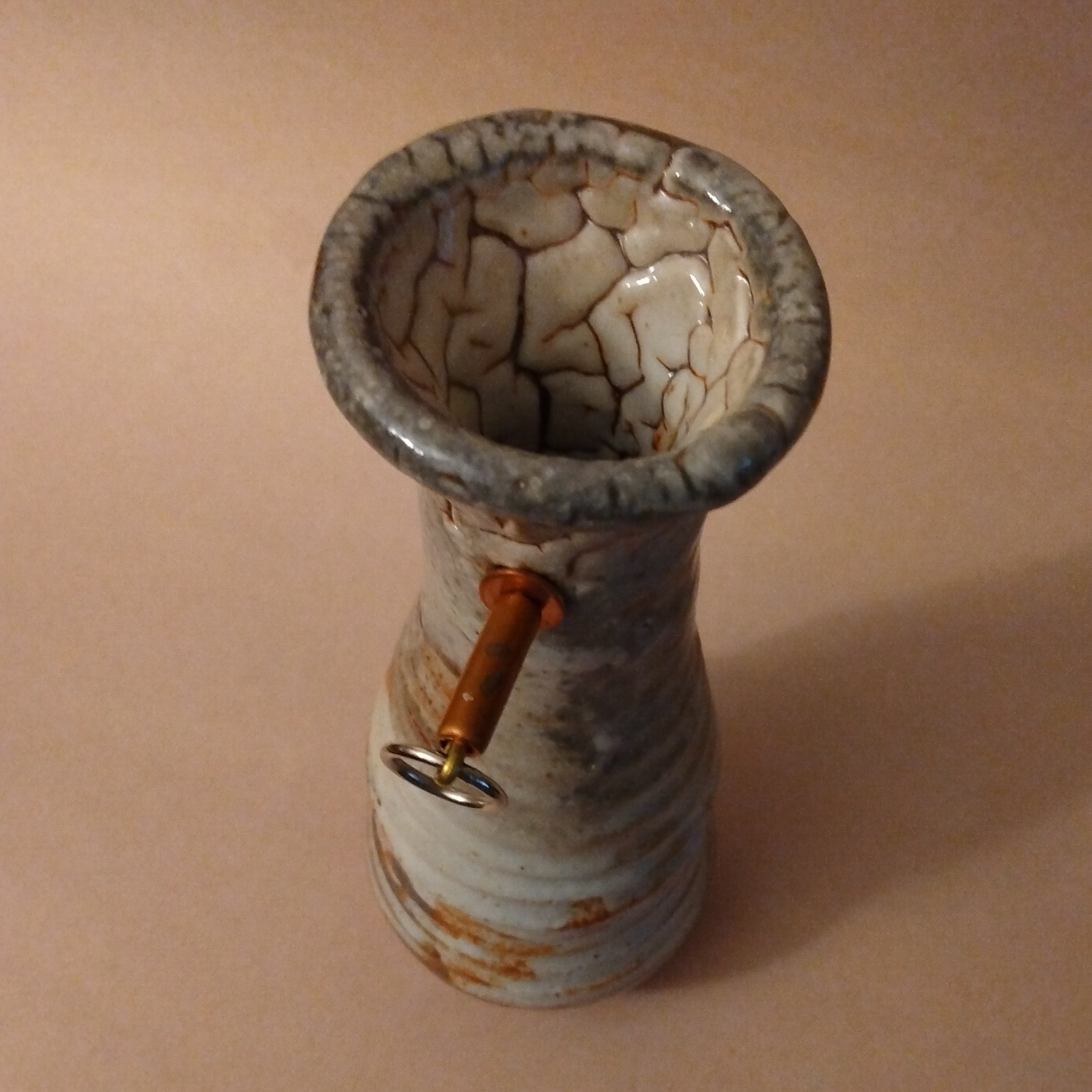 Shino Glaze Vase, by George Gledhill