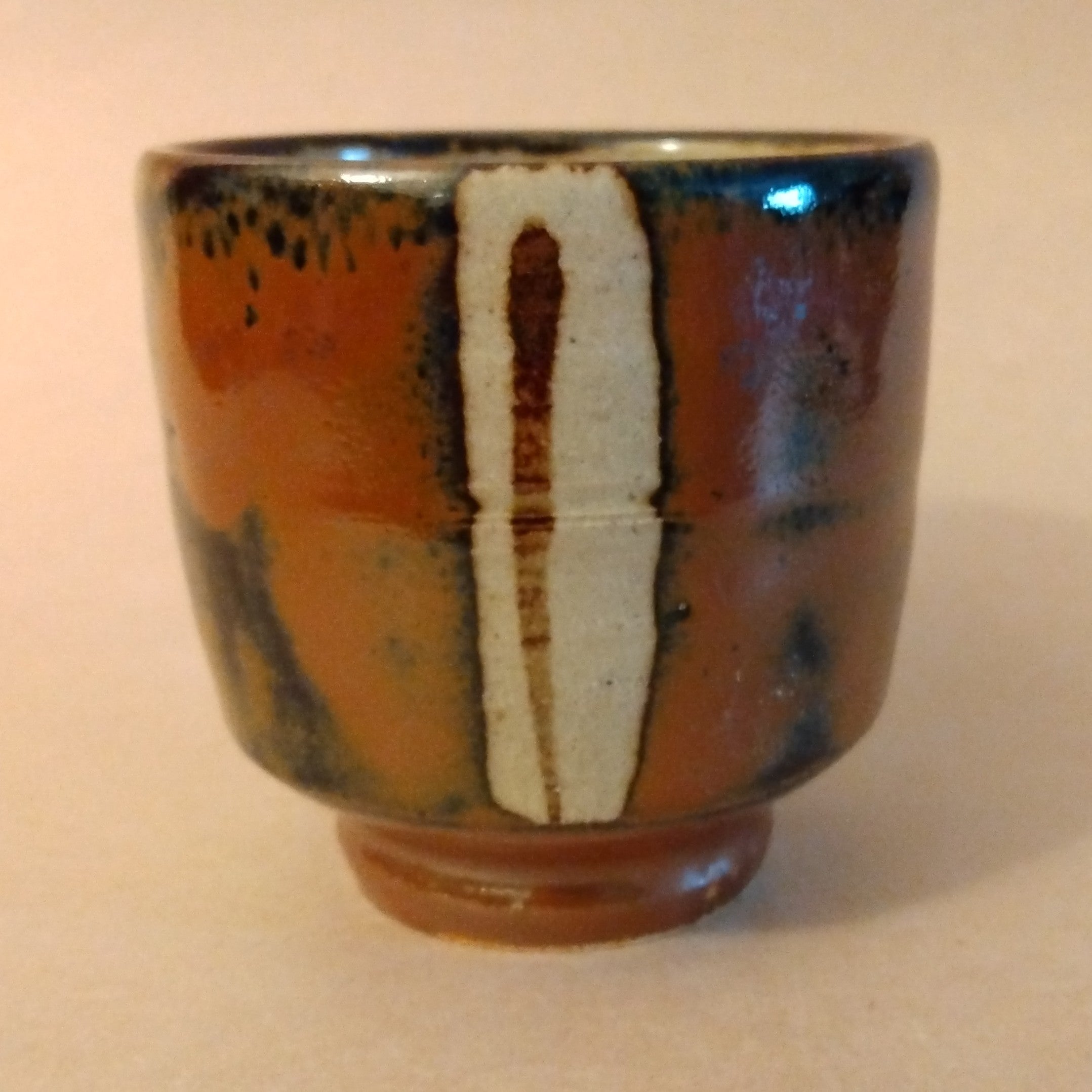 Yunomi, Tea Cup; by Tagami Munetoshi of the Hinata Kiln; Mashiko, Japan.