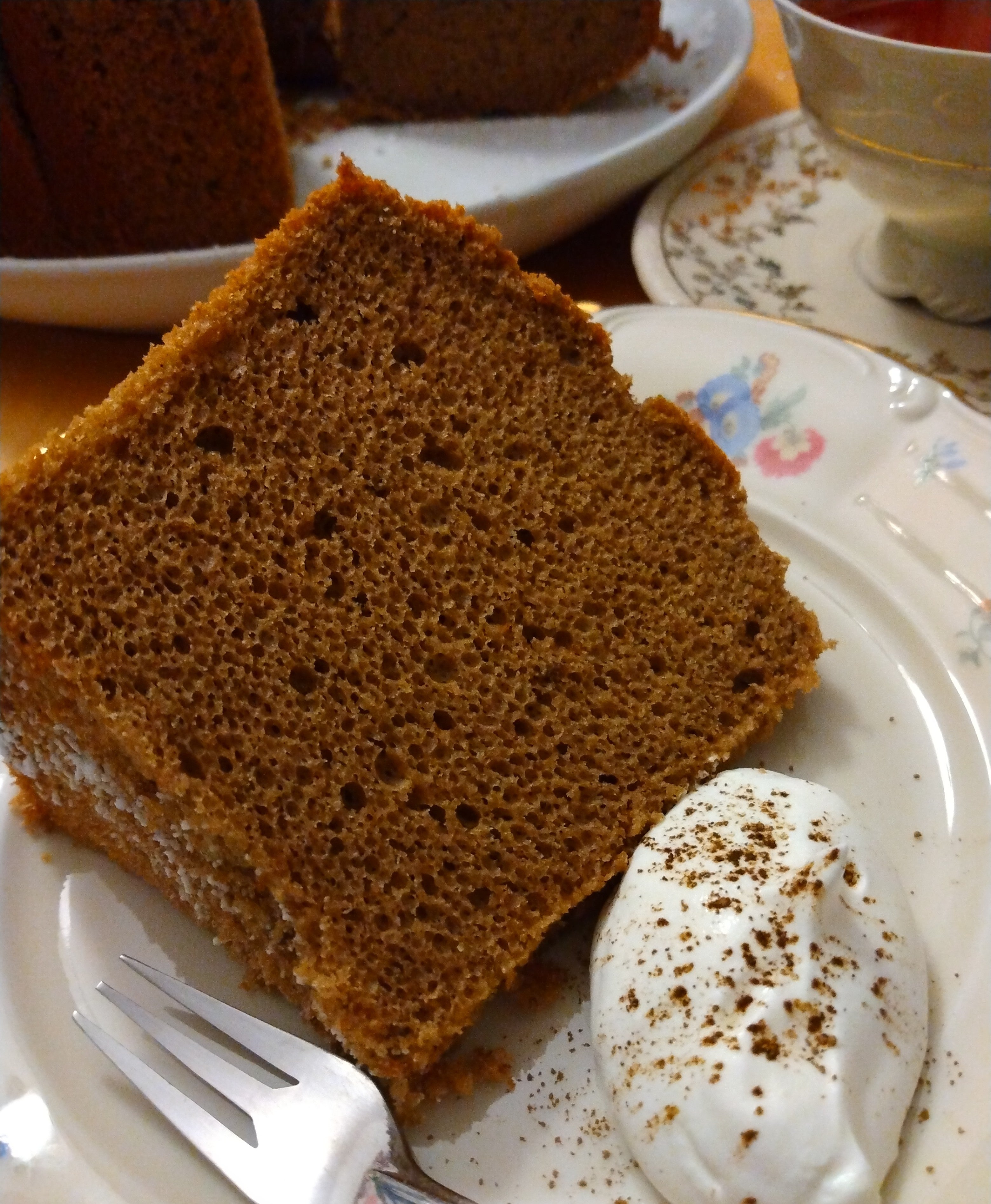 Houjicha Chiffon Cake