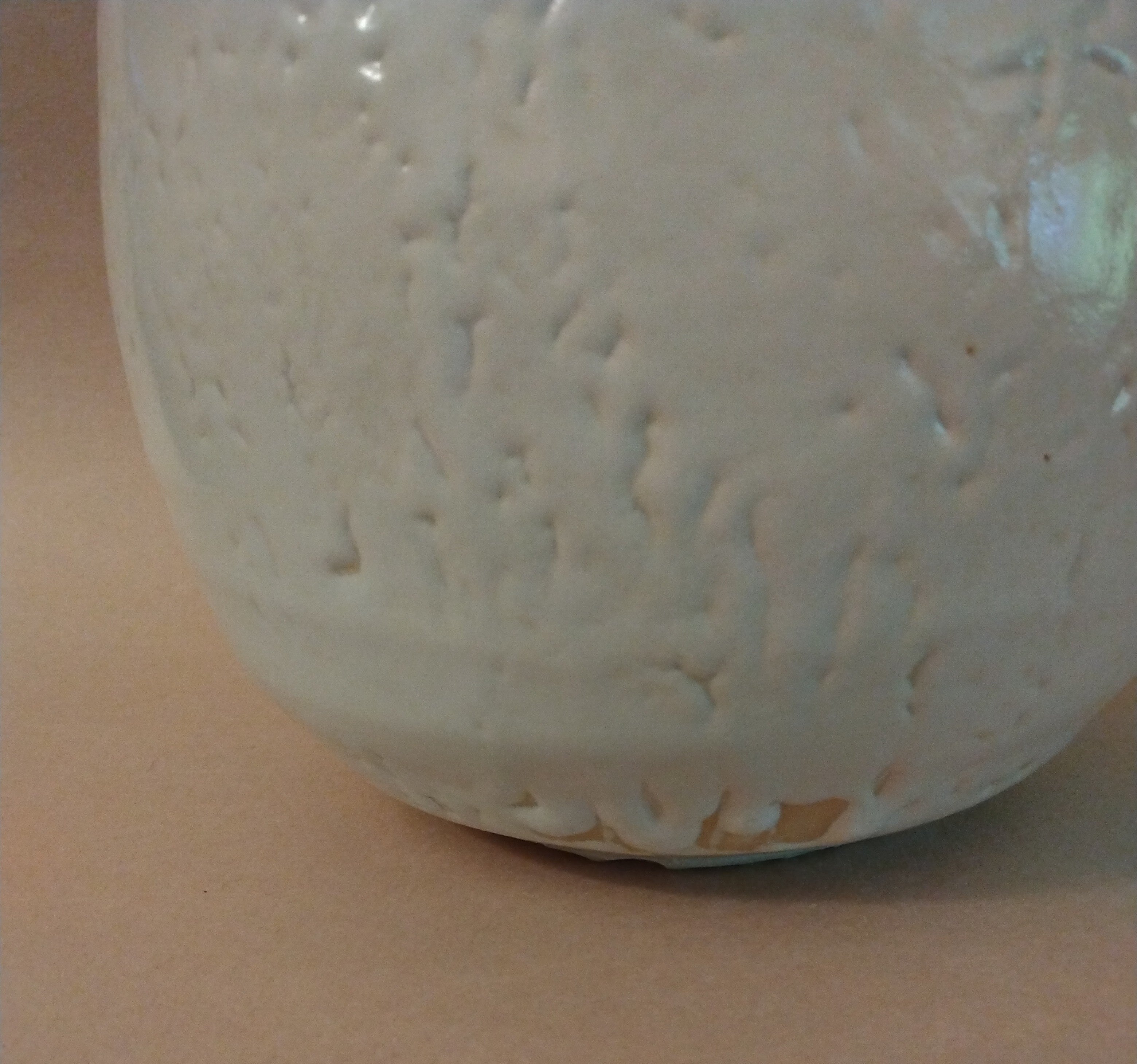 White Shino Vase by Sachiko Furuya