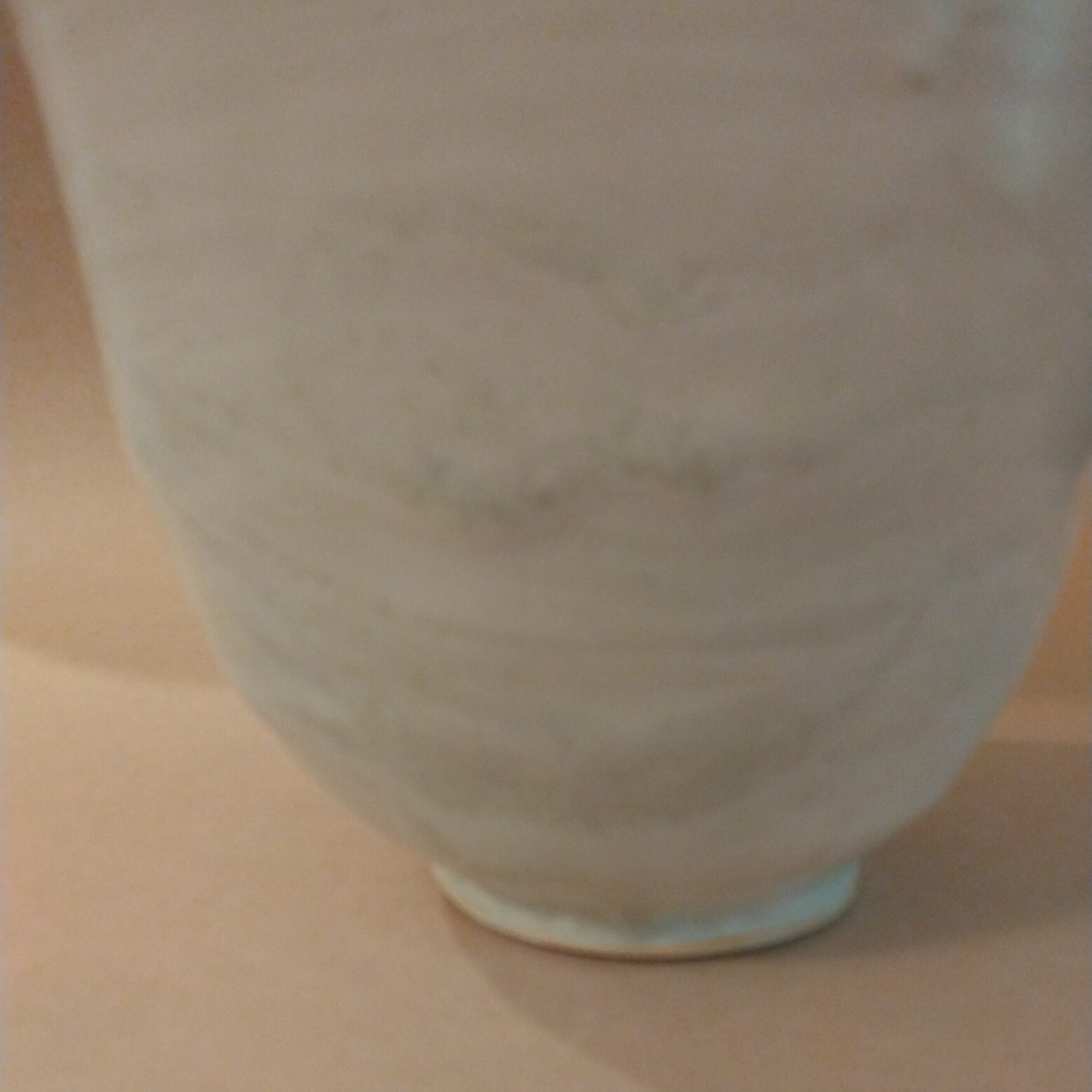 White Shino Glaze Vase by Sachiko Furuya