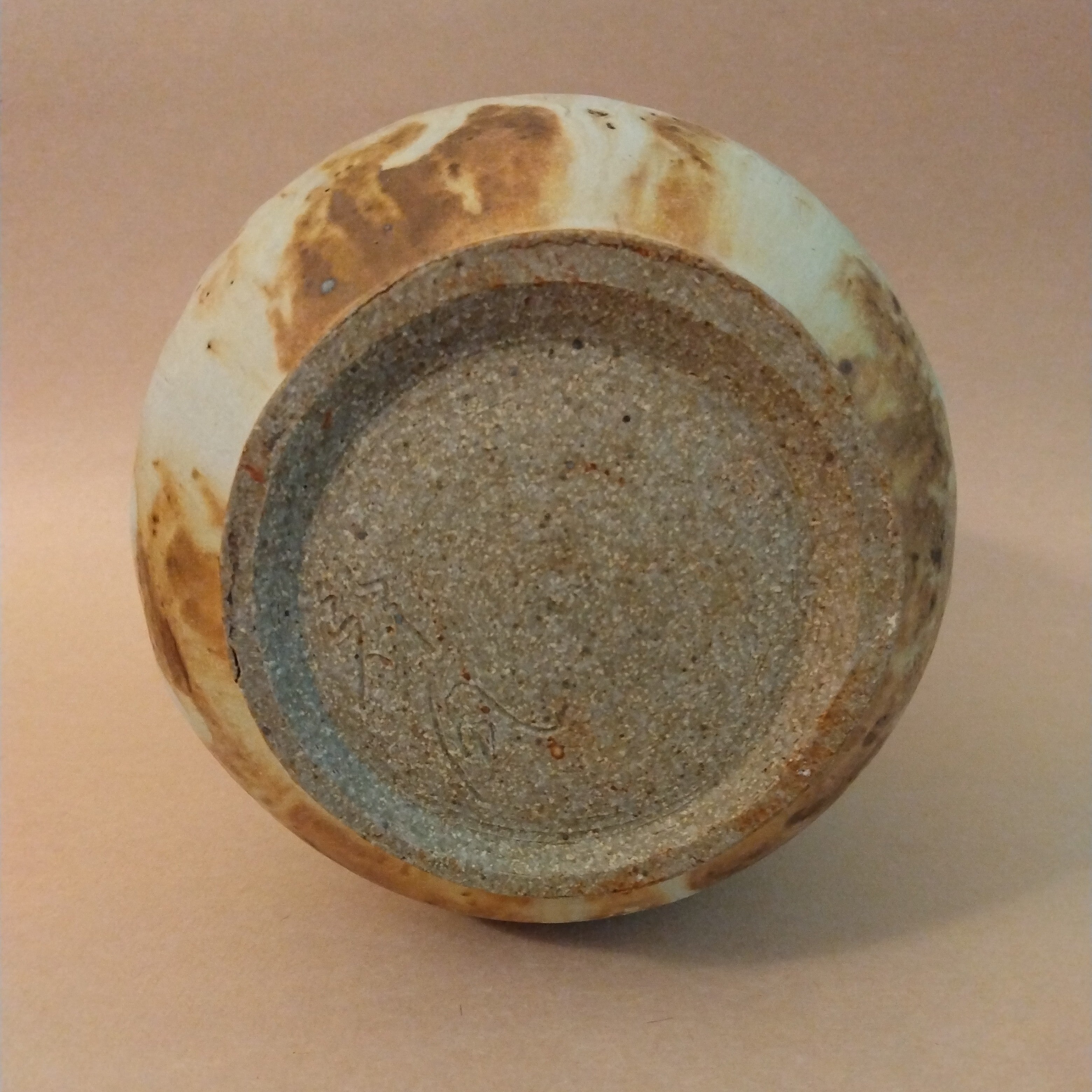 Bamboo Ash & Shino Glaze Vase by Sachiko Furuya
