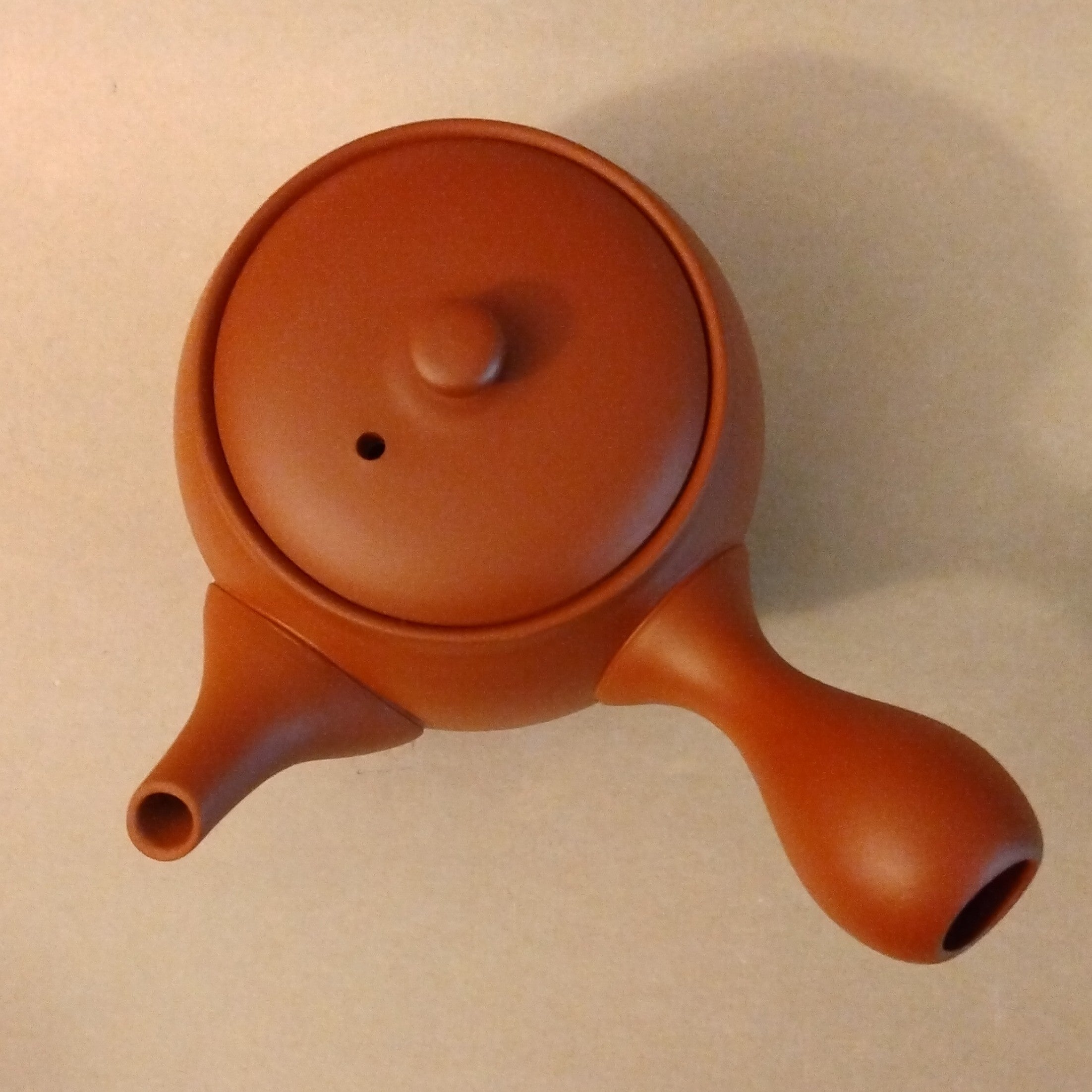 Shudei (Red Clay) Tokoname Kyusu, Jinsui Kiln, 320ml (10.8oz)