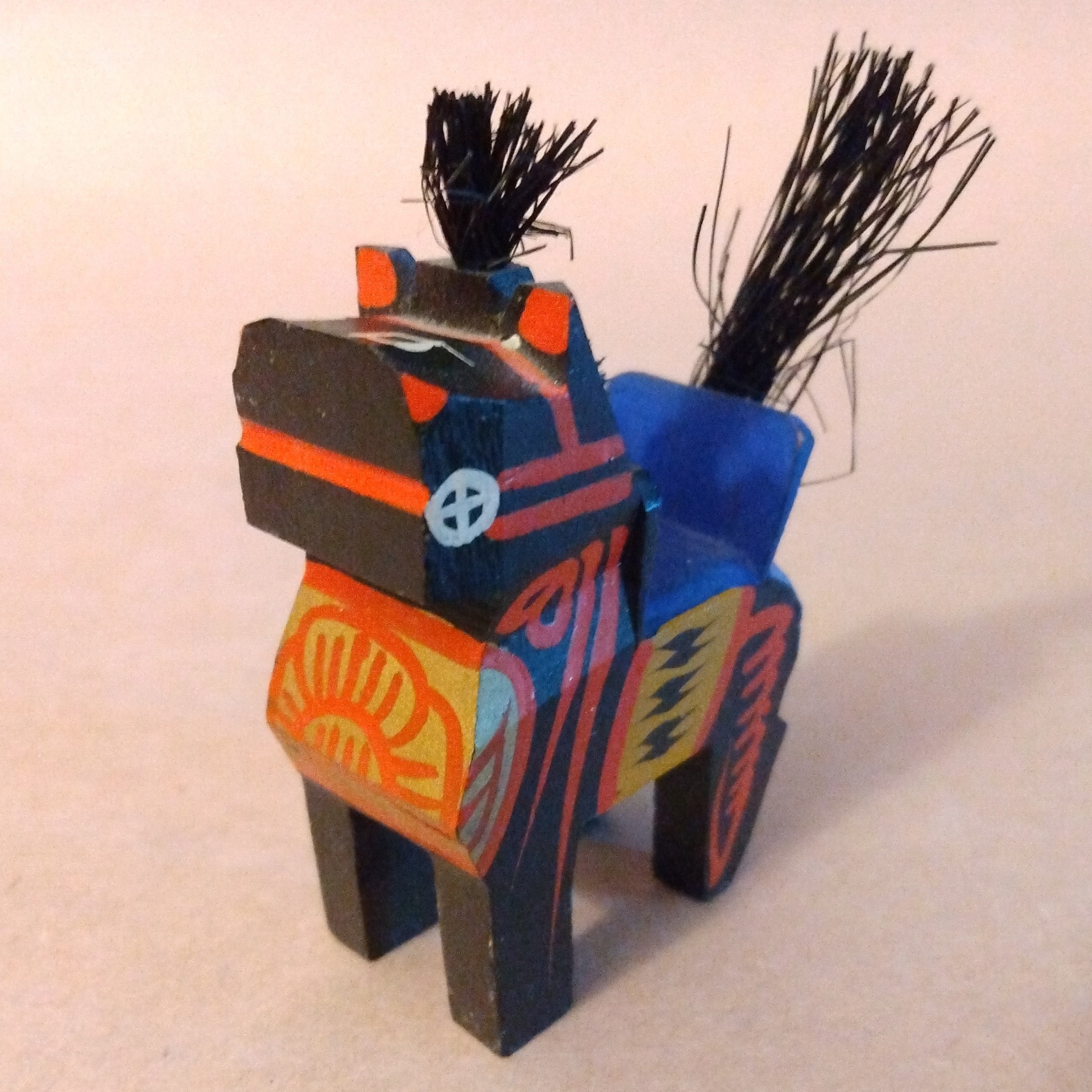 Miharu Koma; Wooden Folk Toy Horse of Miharu, Fukushima Prefecture, Vintage