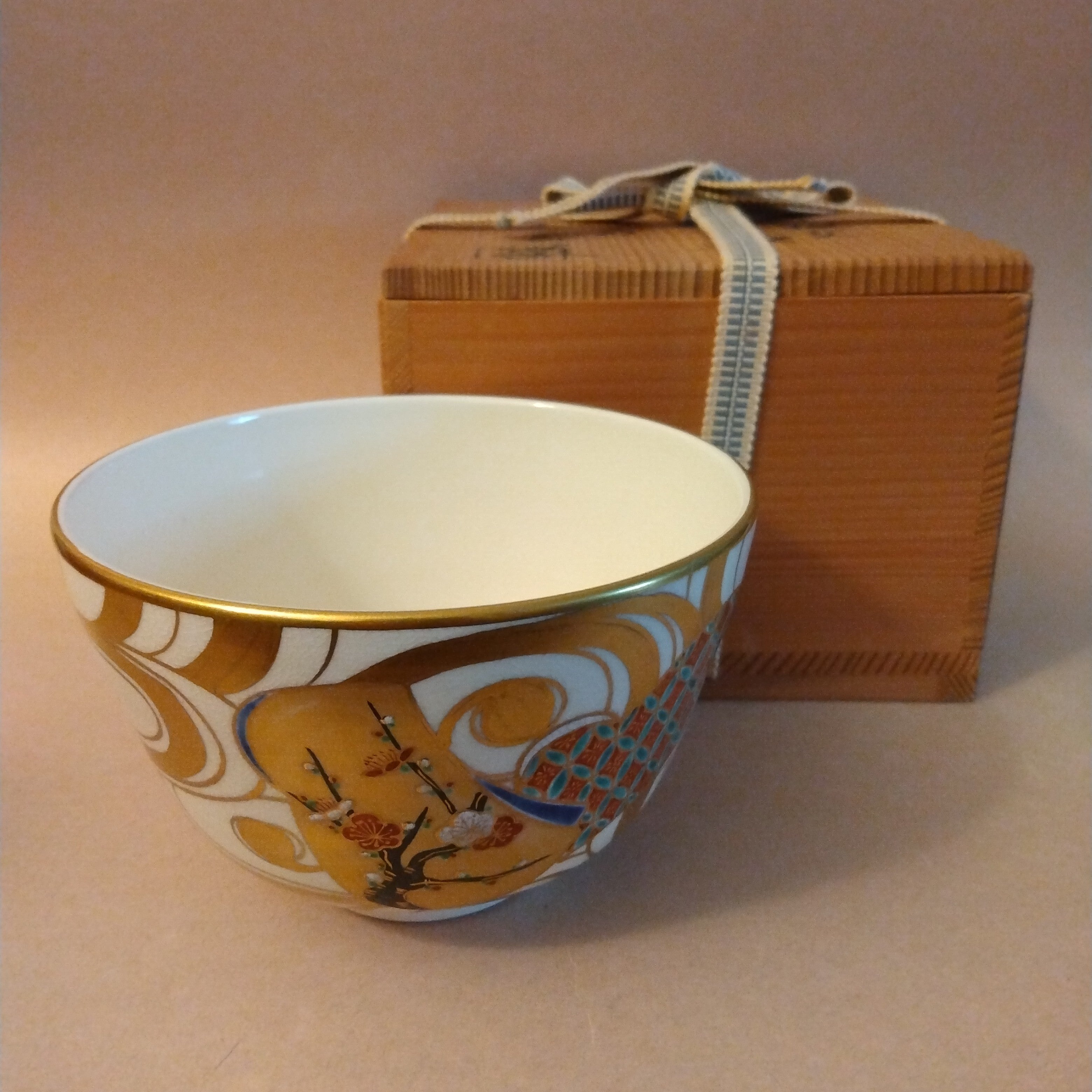 Kiyomizu-yaki Matcha Chawan, Tea Bowl, by Hashimoto Shiun, Kyoto