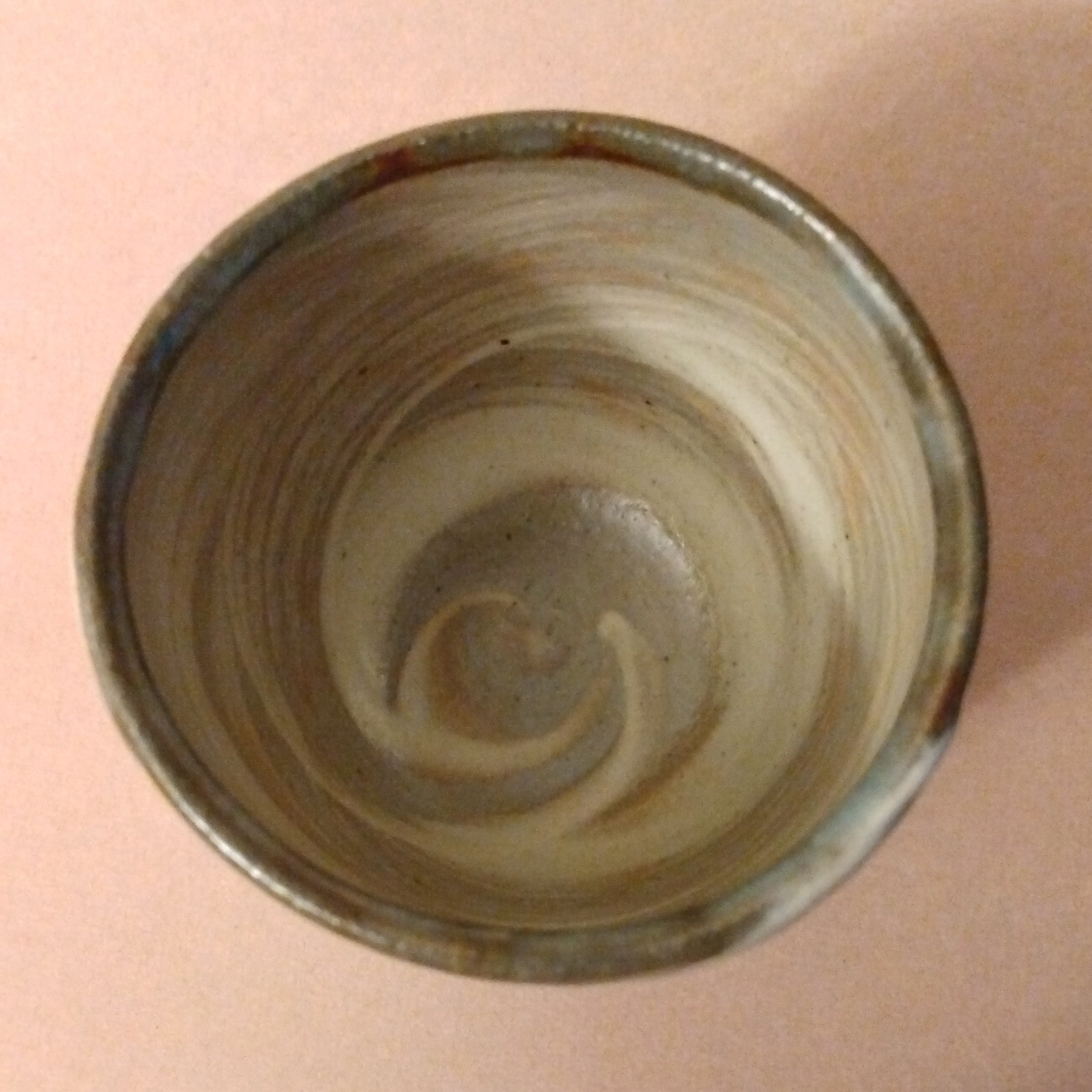 Yunomi (Tea Cup) by Matsuzaki Ken, Mashiko, with signed wooden box