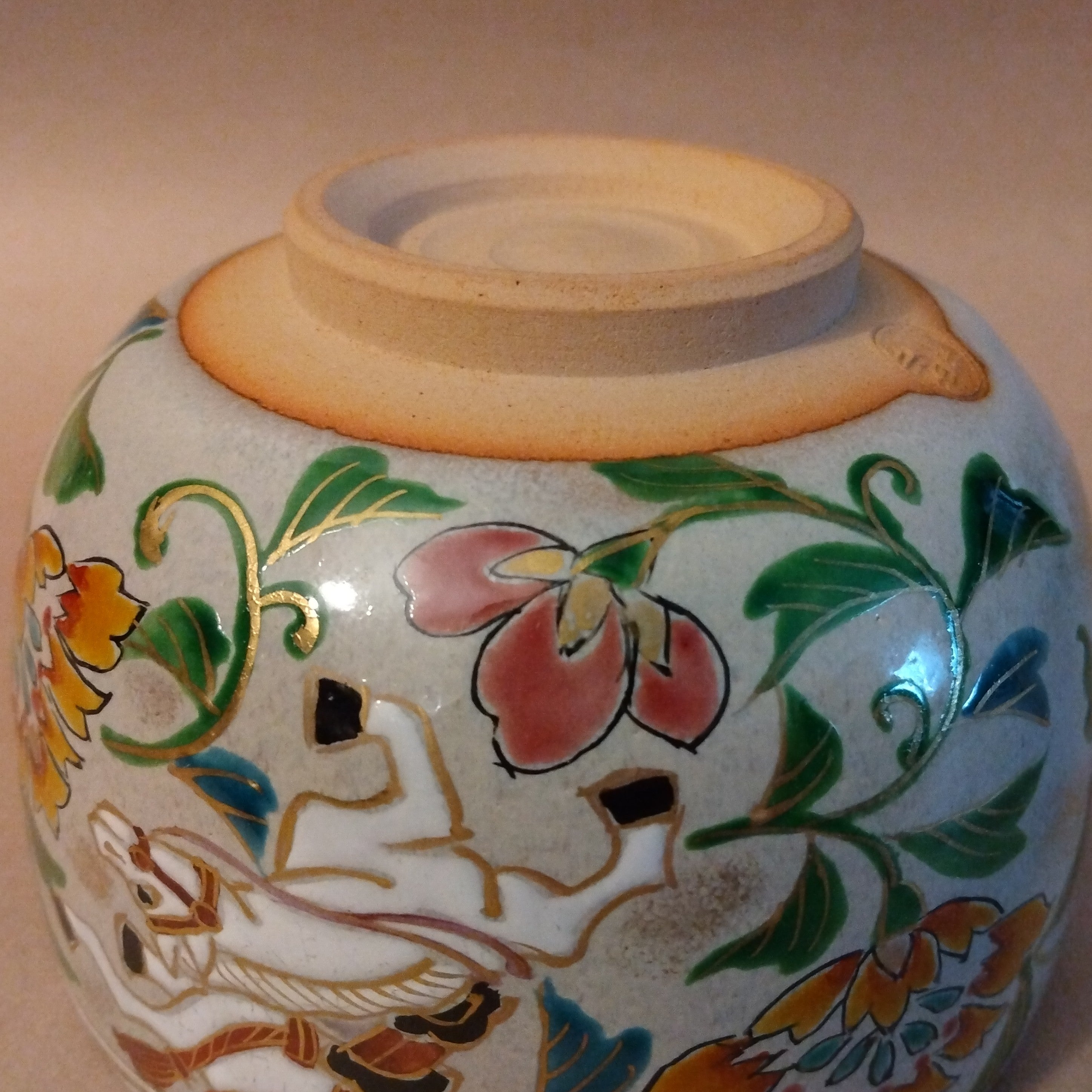 Horse Tea Bowl for 2026; Eto Uma Chawan, Kyo-yaki by Morishita Shusai, Kyoto