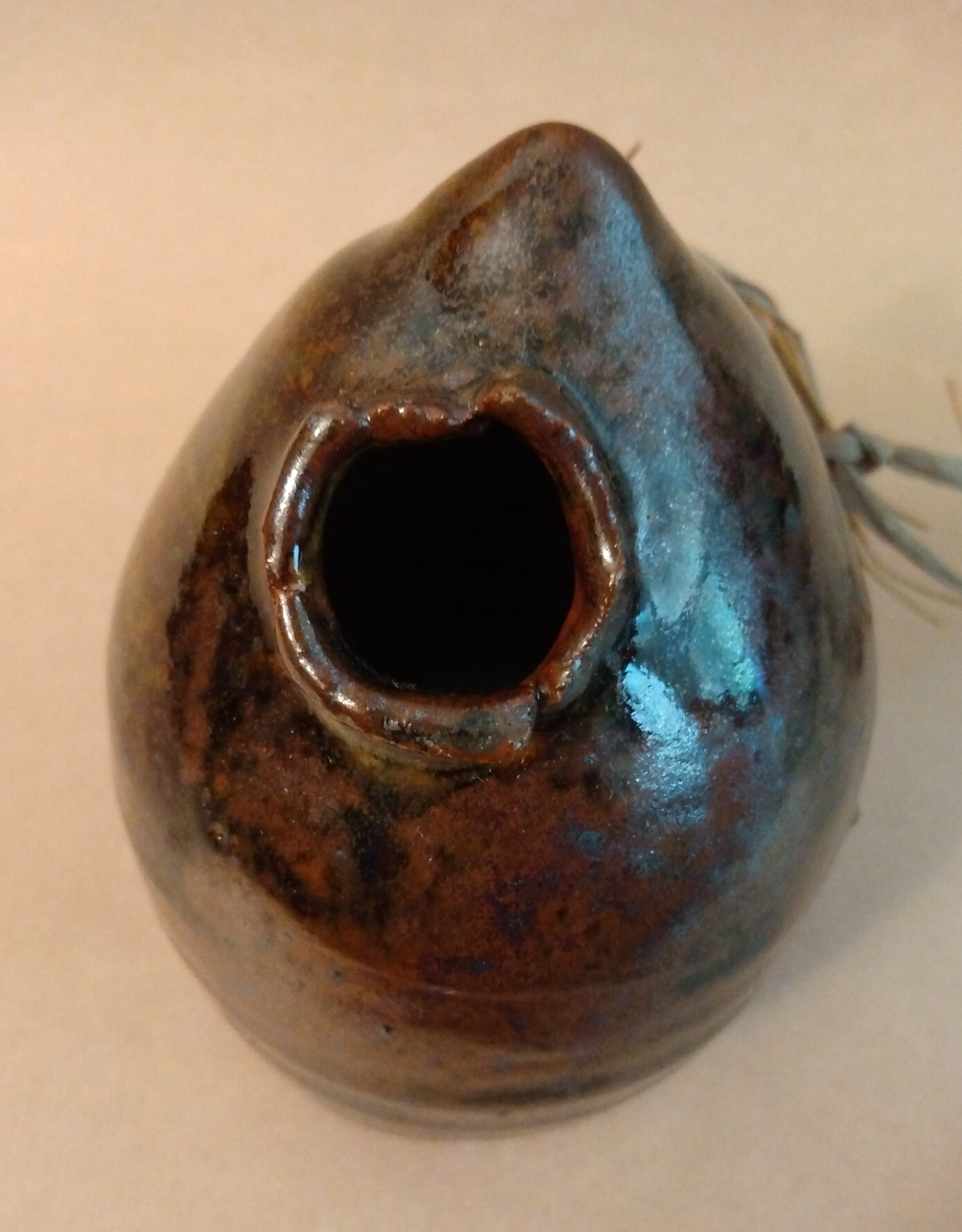 Hanging Vase (kakehanaire) by Sachiko Furuya