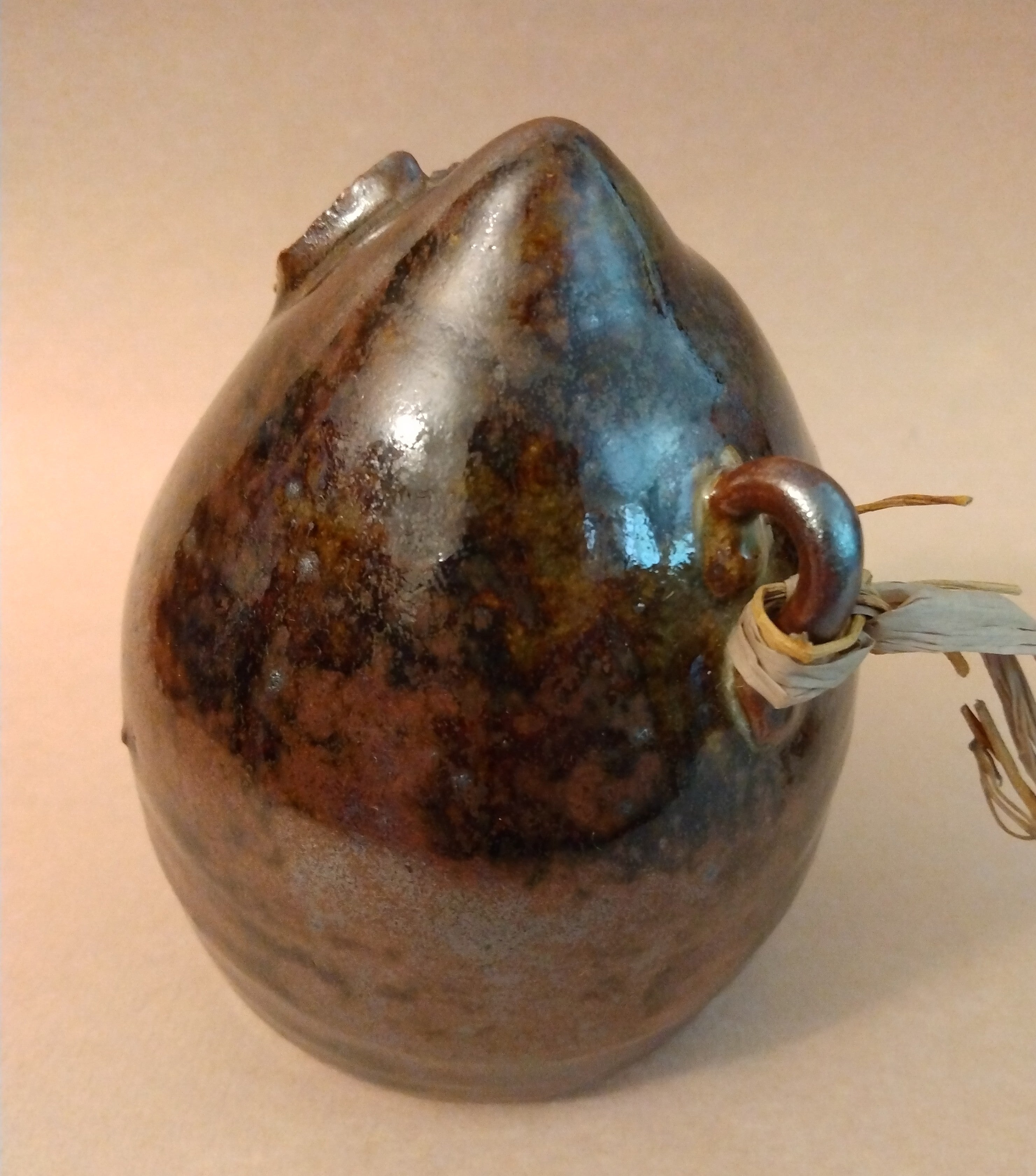 Hanging Vase (kakehanaire) by Sachiko Furuya