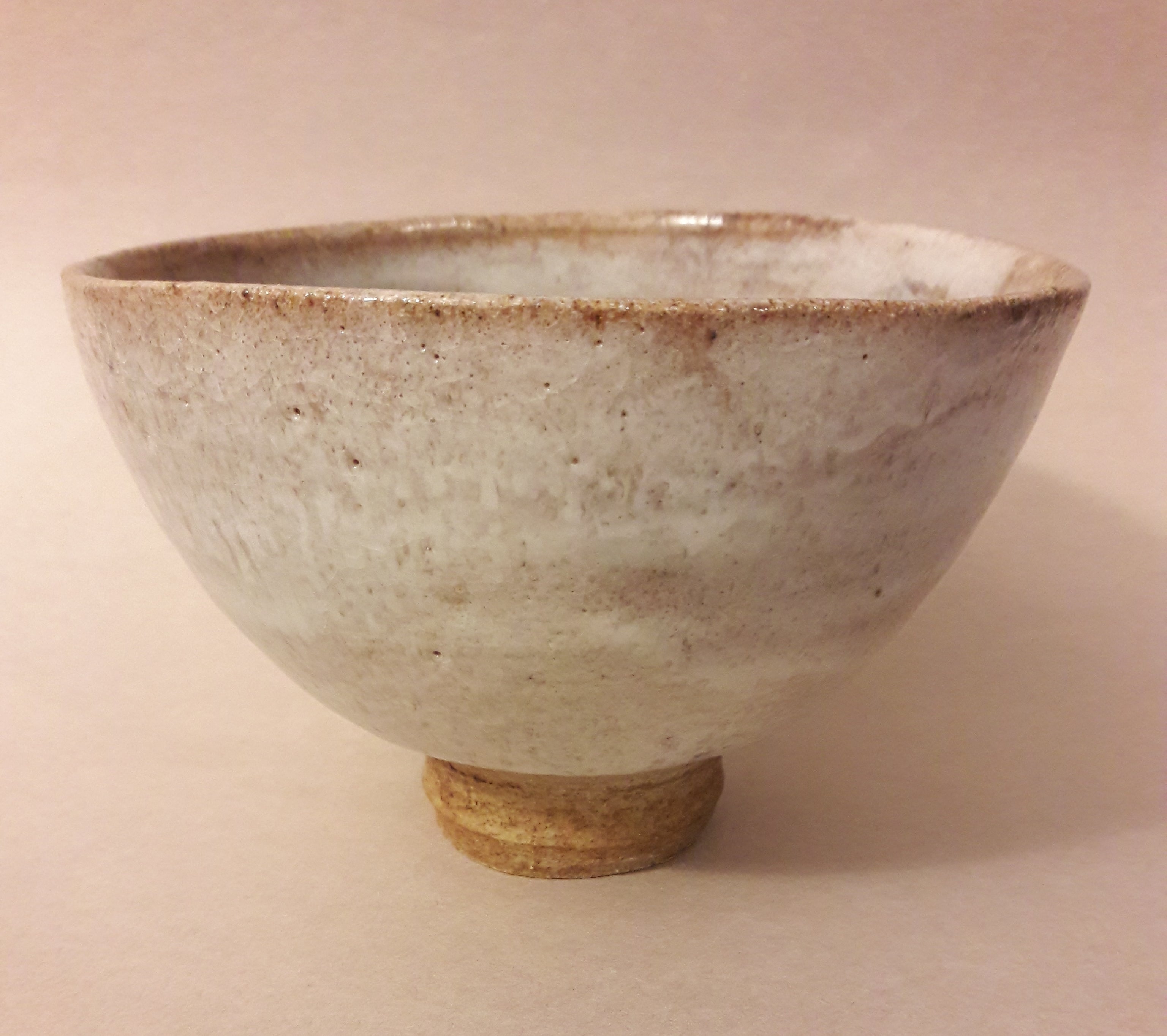 Ido-gata (well-shaped) Matcha Chawan (Tea Bowl) by Sachiko Furuya