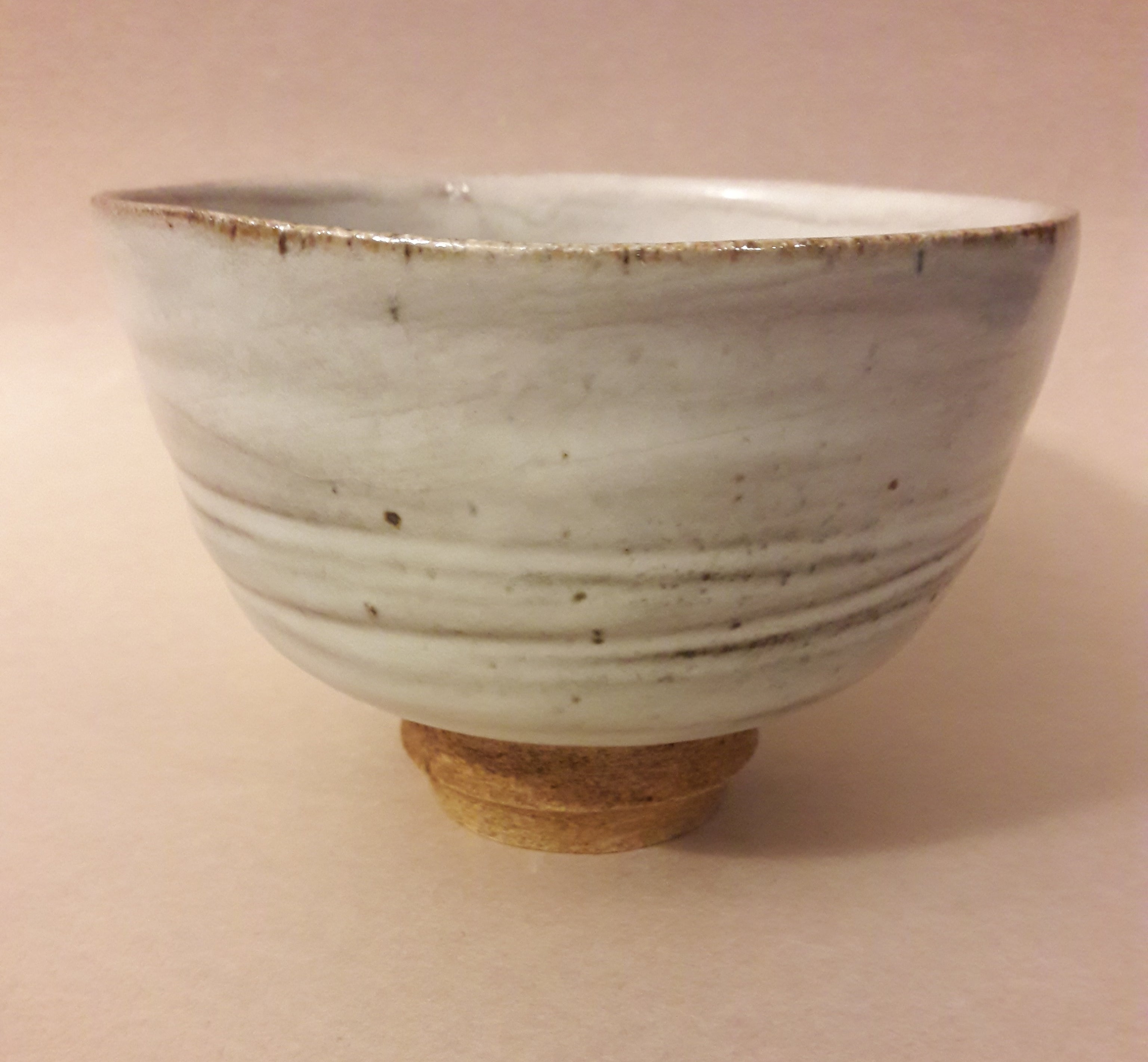 Ido-gata (well-shaped) Matcha Chawan (Tea Bowl) by Sachiko Furuya