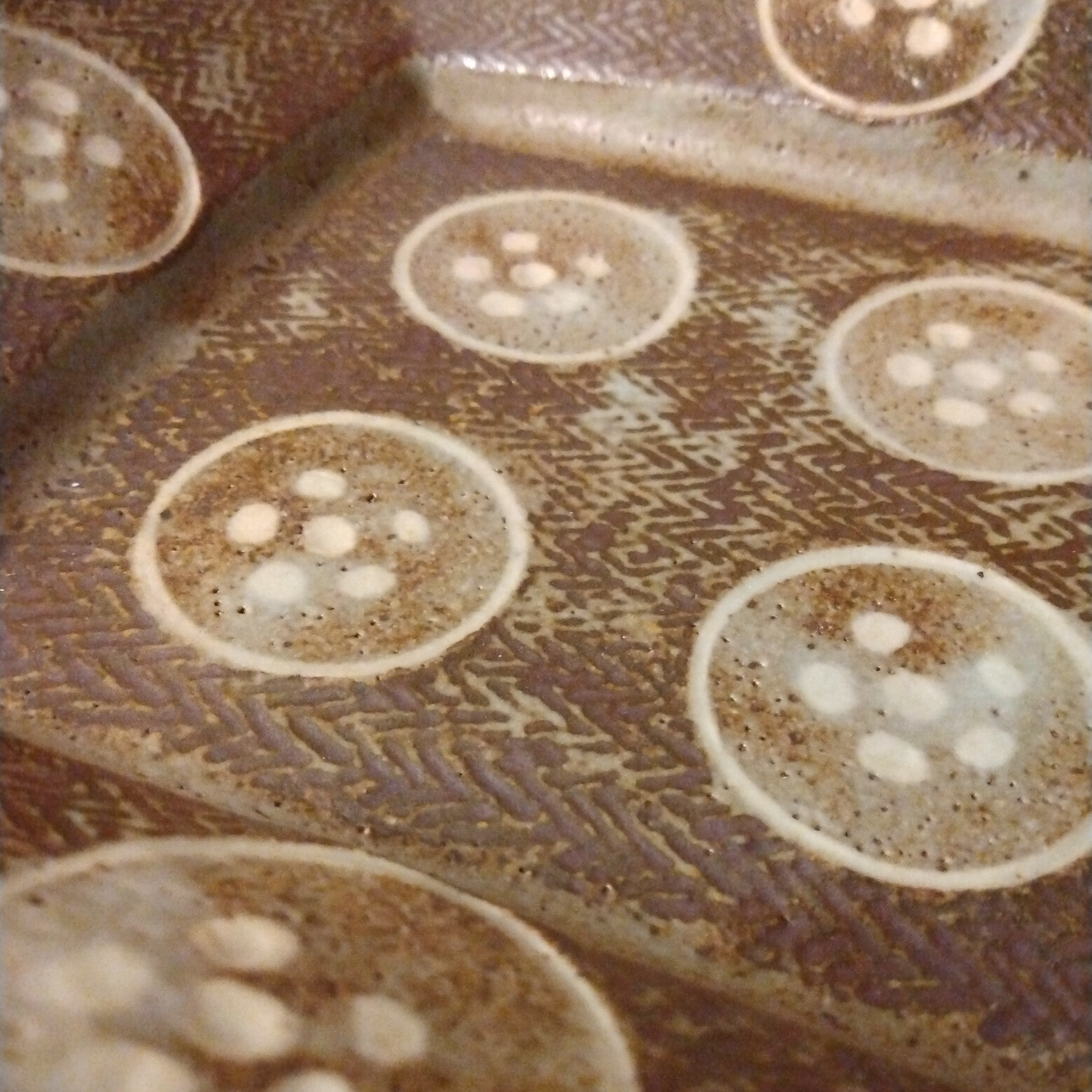 Square Dish by Shimaoka Tatsuzo, Mashiko