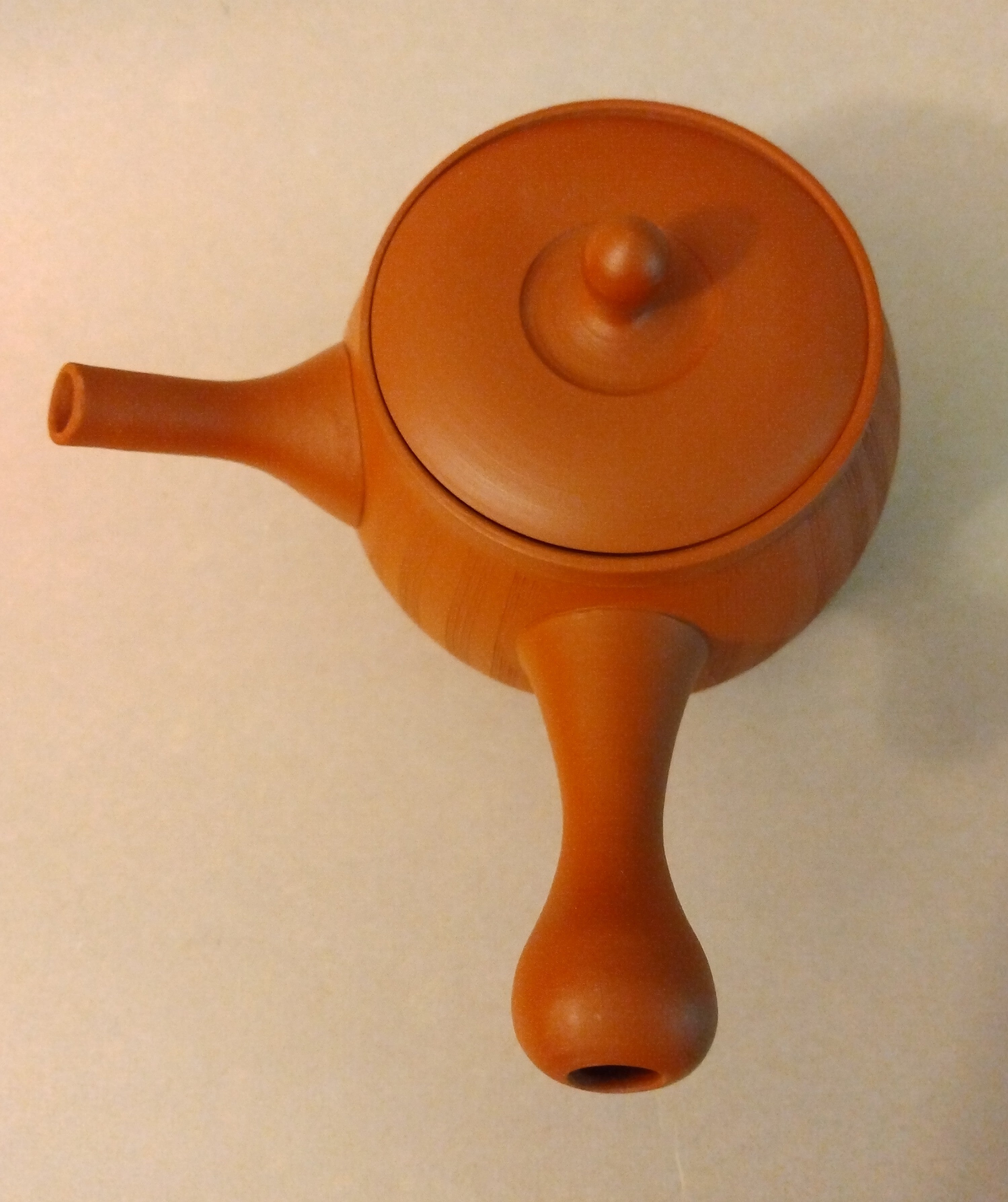 Tokoname Kyusu, Side-Handle Tea Pot, from Sekiryuu Kiln, Uemura Hiroyuki. 280cc (9.5oz.)