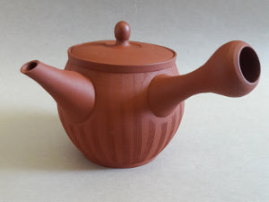 Tokoname Kyusu, Side-Handle Tea Pot, from Sekiryuu Kiln, Uemura Hiroyuki. 280cc (9.5oz.)