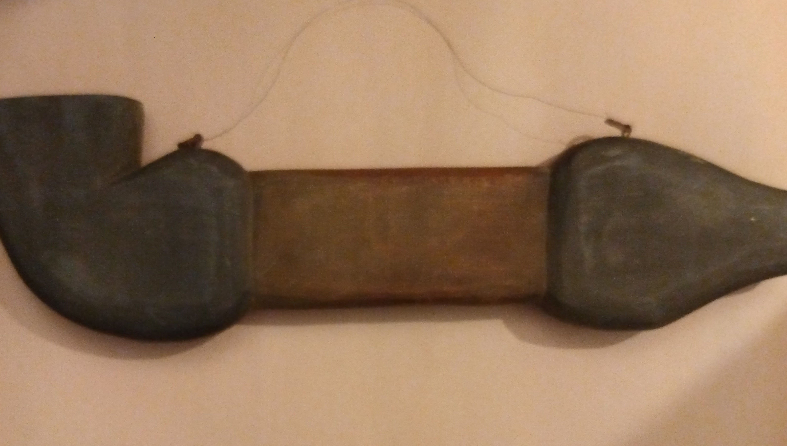 Kanban, Shop Sign, in the shape of a Tobacco Pipe; Thiel Collection