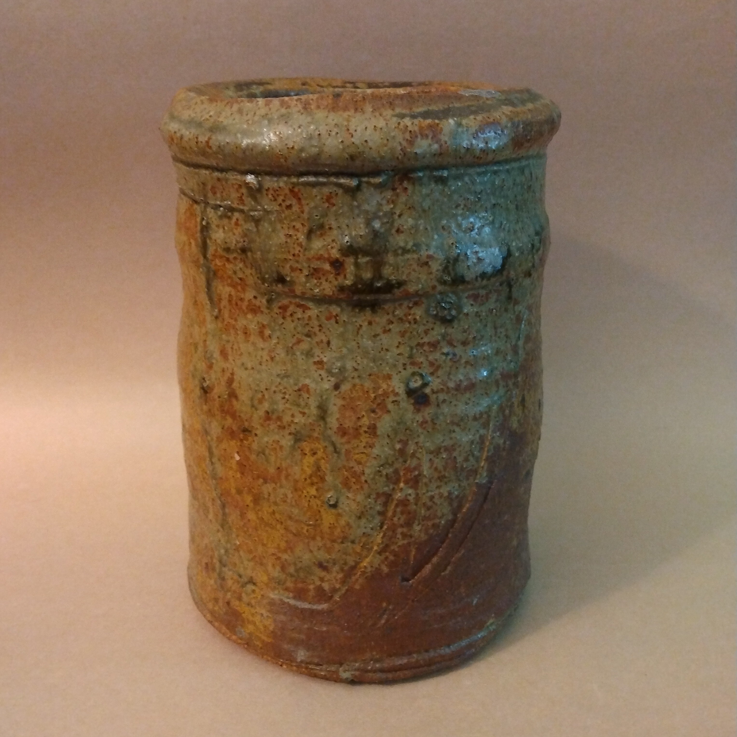 Iga-inspired Vase, Vintage Pacific NW pottery, unknown maker; Thiel Collection