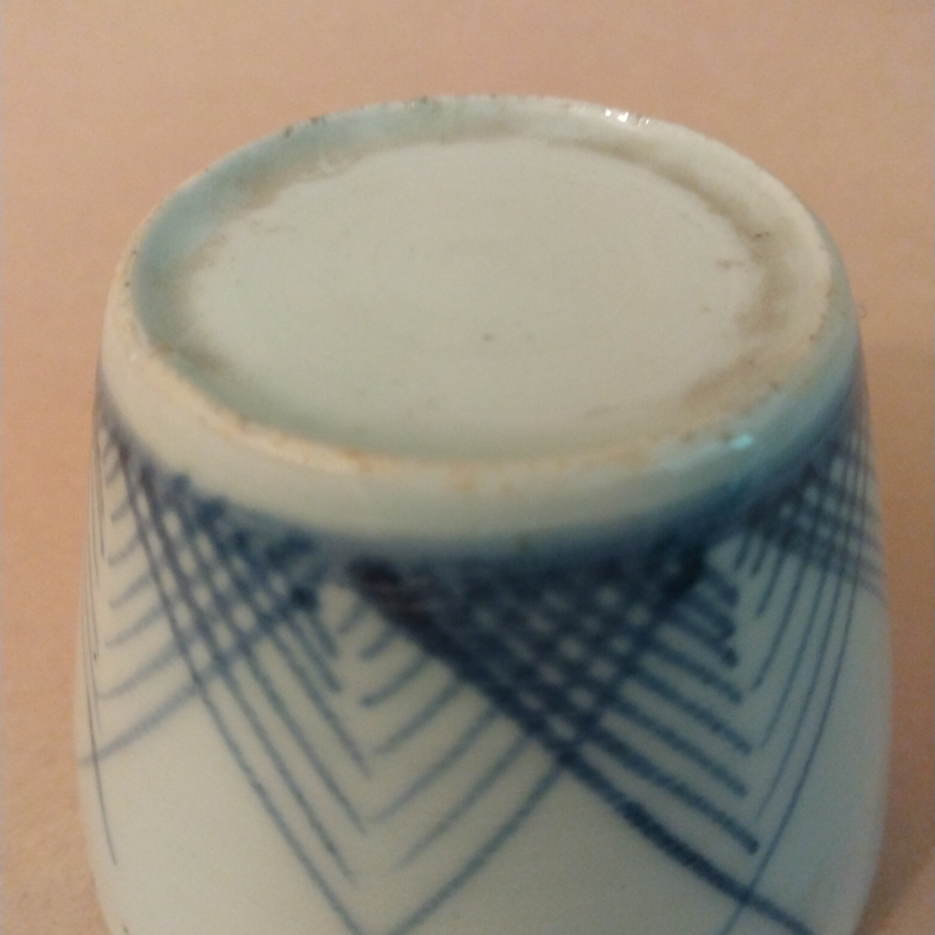 Imari Ware Soba Choko (Soba Noodle Dipping Cup) from the Mid-Late Edo period (1600-1868)