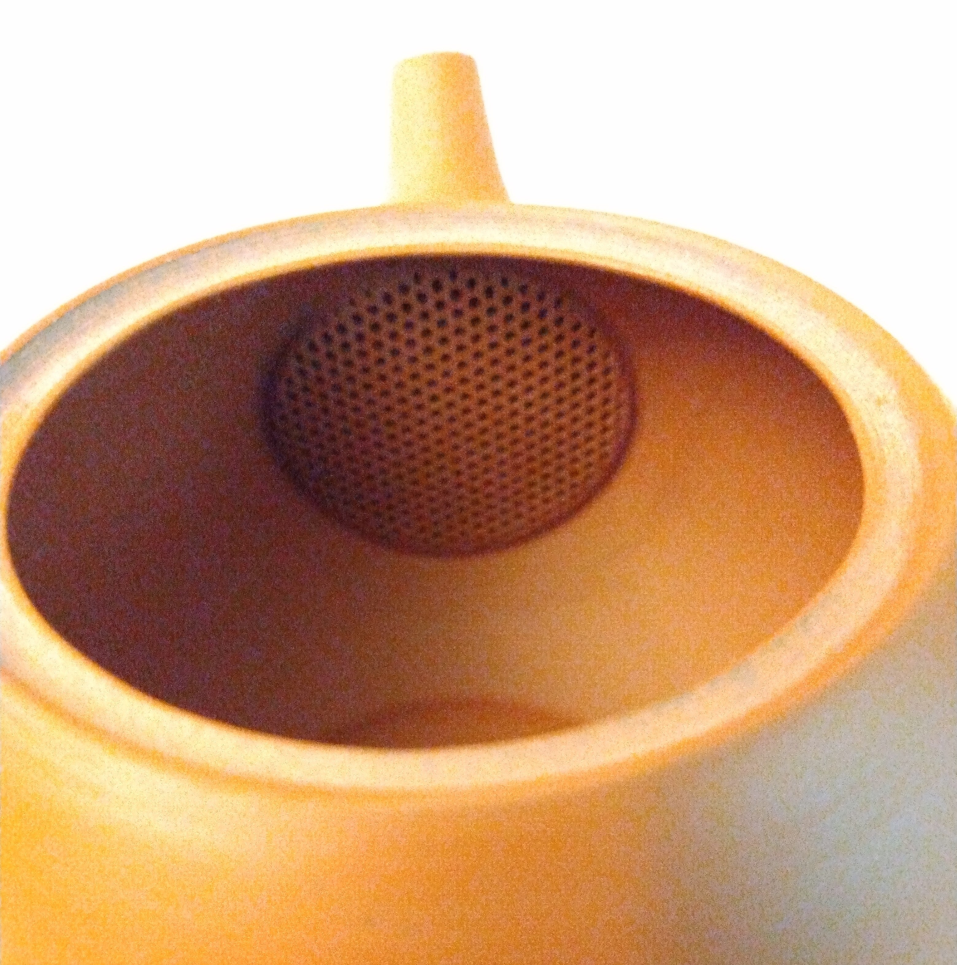 Shudei (Red Clay) Tokoname Komaru (Small Round) Kyusu, 180cc (6oz) by Jinsui Kiln