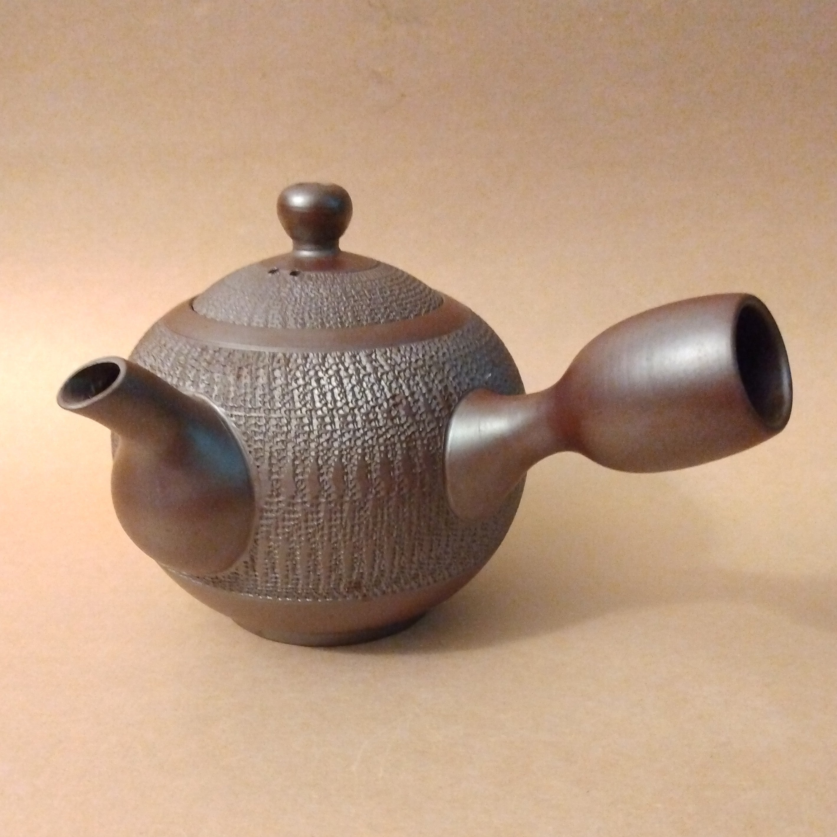 Banko-yaki Kyusu (Side-handle Tea Pot) by Tachi Masaki, Mie Prefecture, 320cc / 10.8oz.