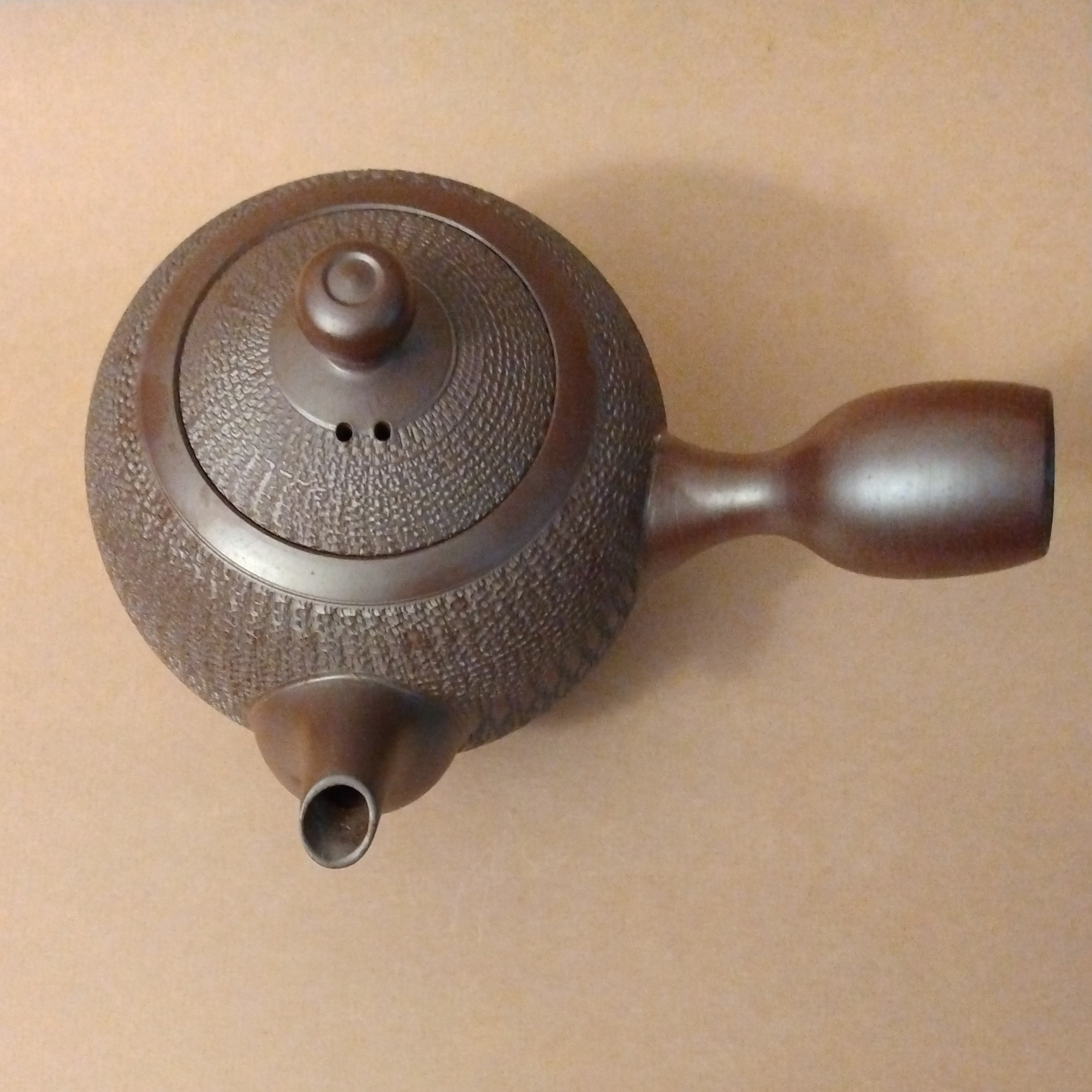 Banko-yaki Kyusu (Side-handle Tea Pot) by Tachi Masaki, Mie Prefecture, 320cc / 10.8oz.