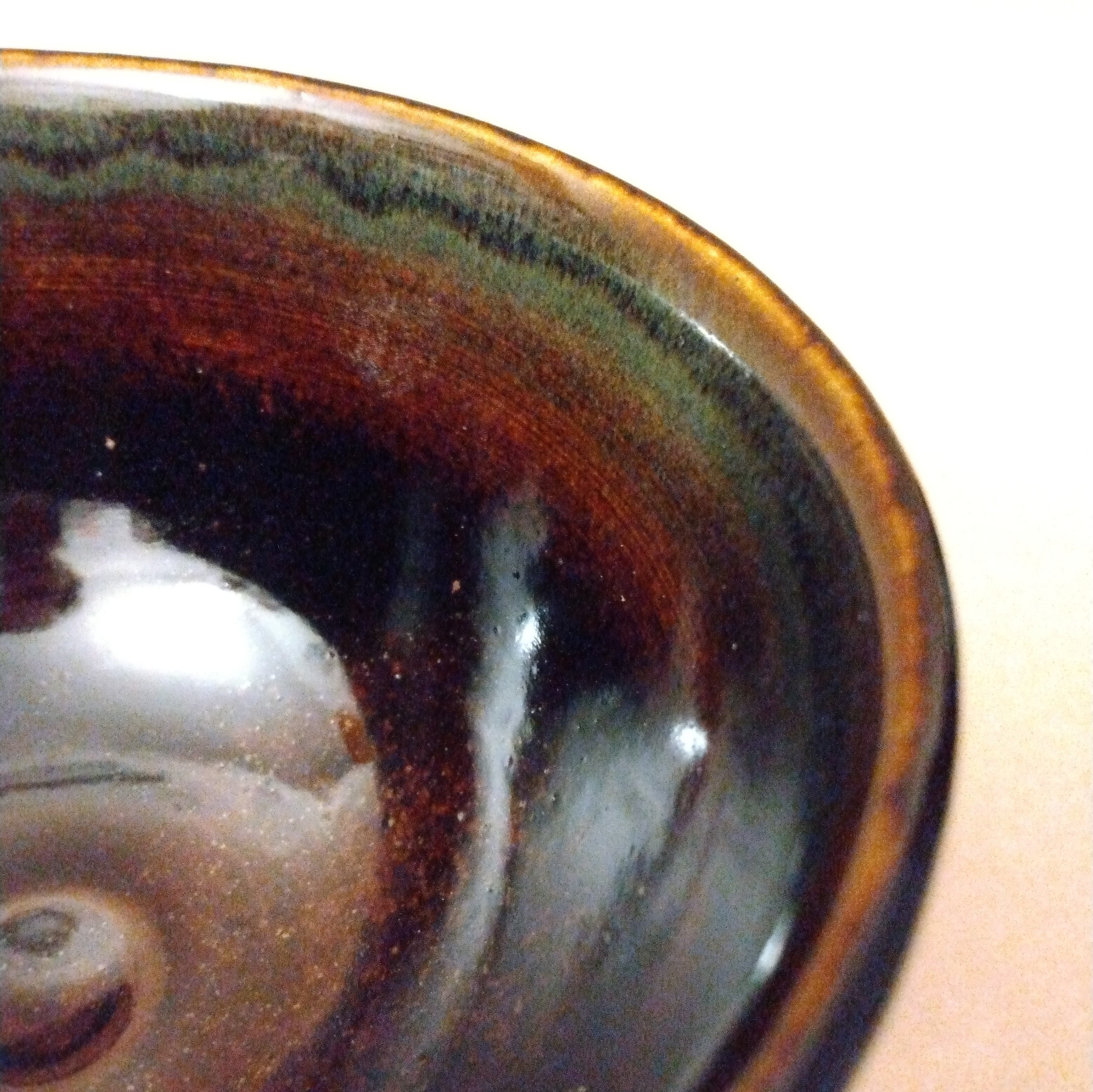Ido-gata (well-shaped) Banko-yaki Tenmoku Renshuu Chawan (Black Practice Tea Bowl,) Banko-ware, Japan
