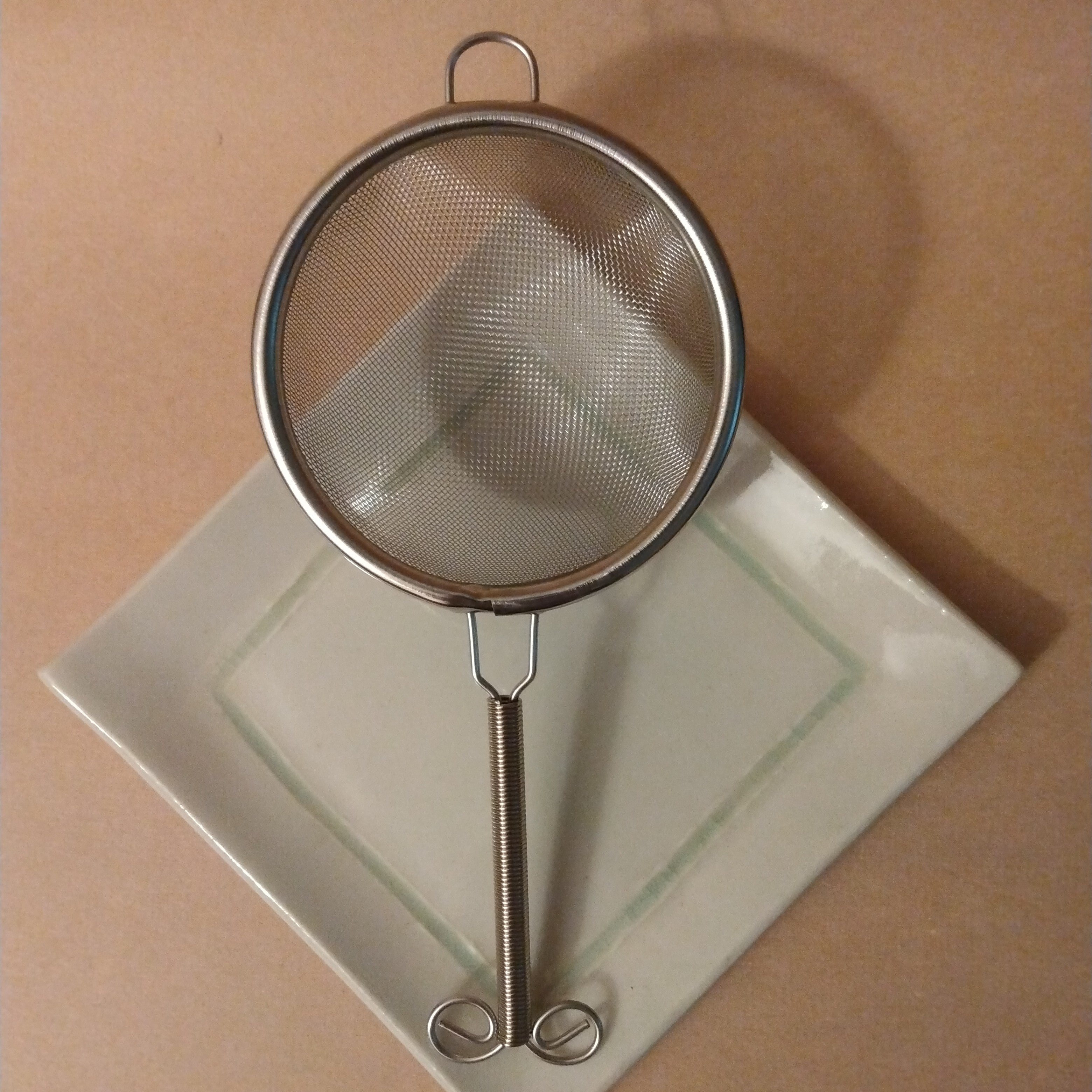 Stainless Steel Tea Strainer/Sifter, Chakoshi. Japanese made.