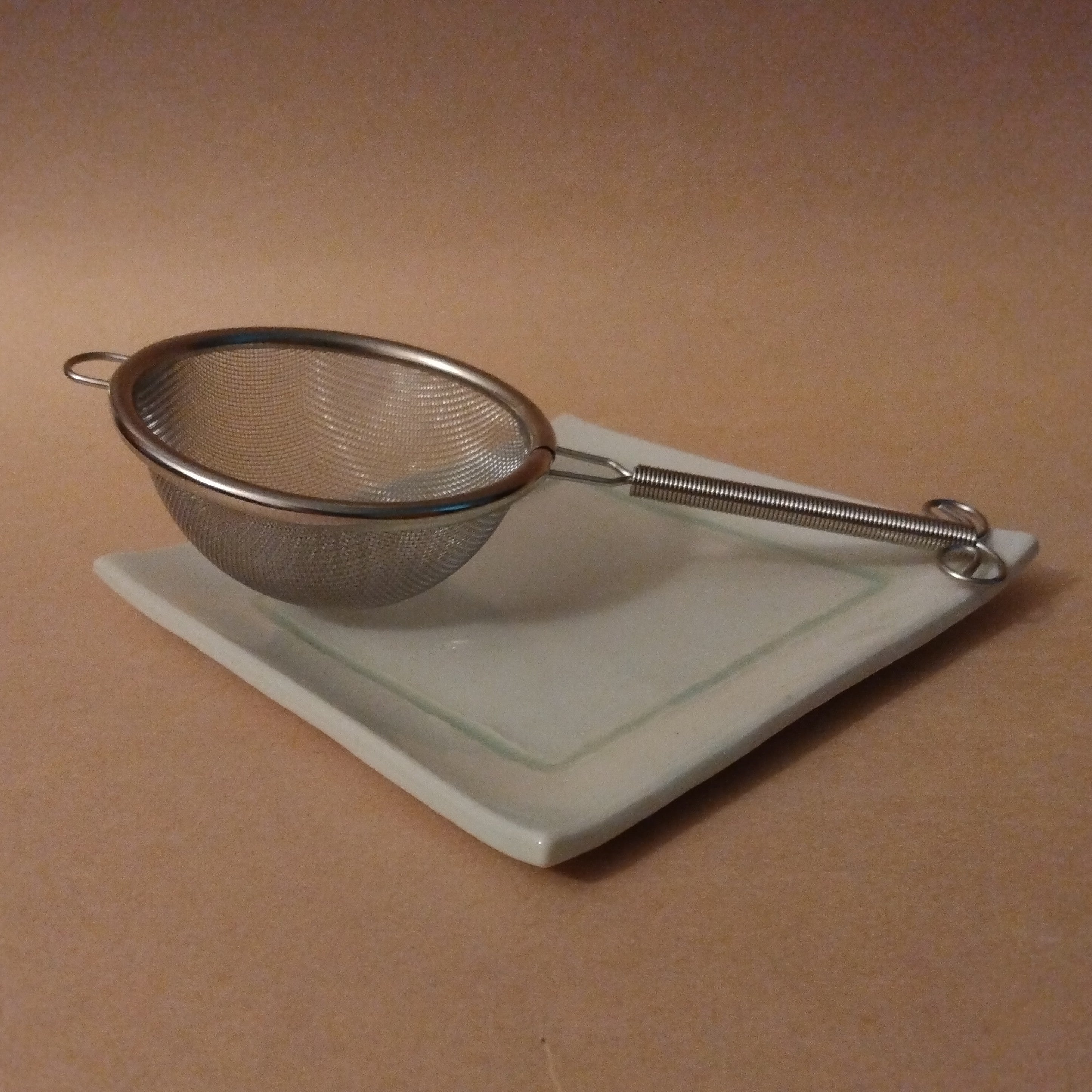 Stainless Steel Tea Strainer/Sifter, Chakoshi. Japanese made.