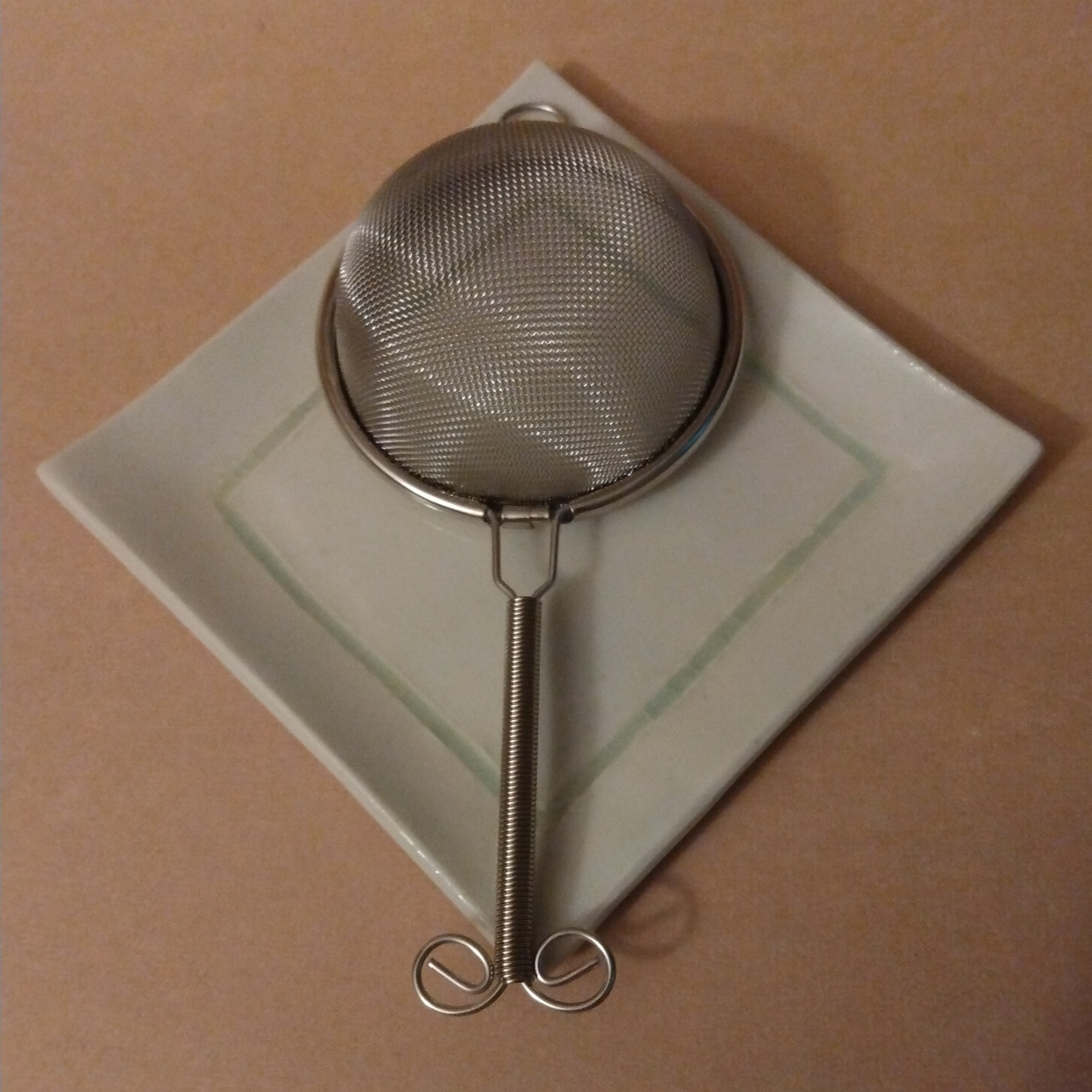 Stainless Steel Tea Strainer/Sifter, Chakoshi. Japanese made.