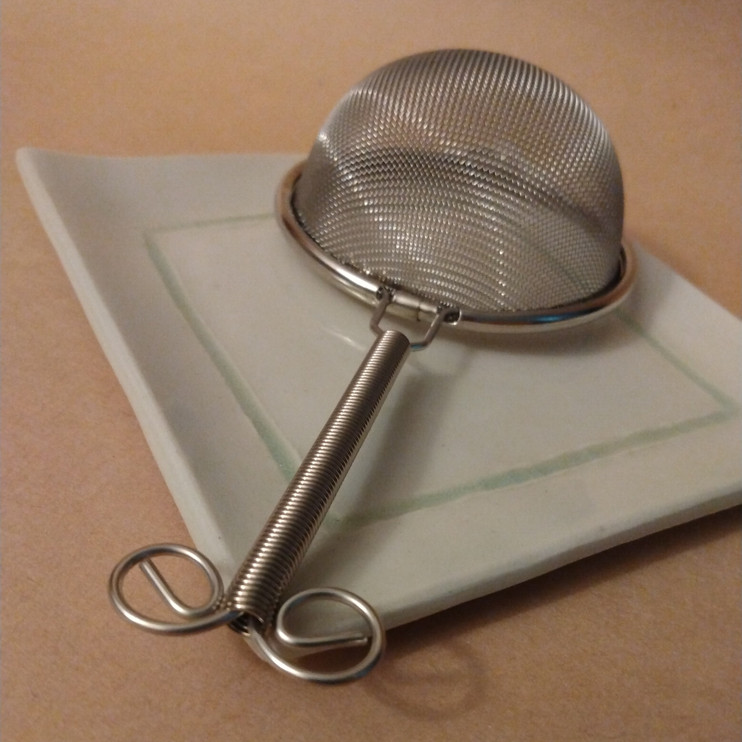 Stainless Steel Tea Strainer/Sifter, Chakoshi. Japanese made.