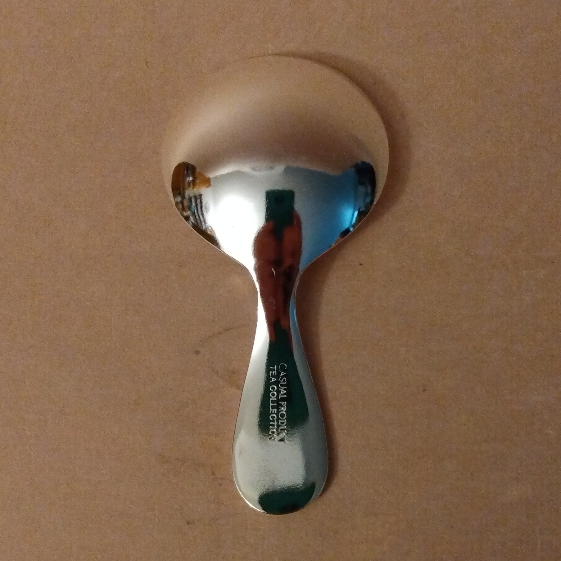 Stainless Steel Round Tea Scoop/Spoon, Chami. Japanese made.