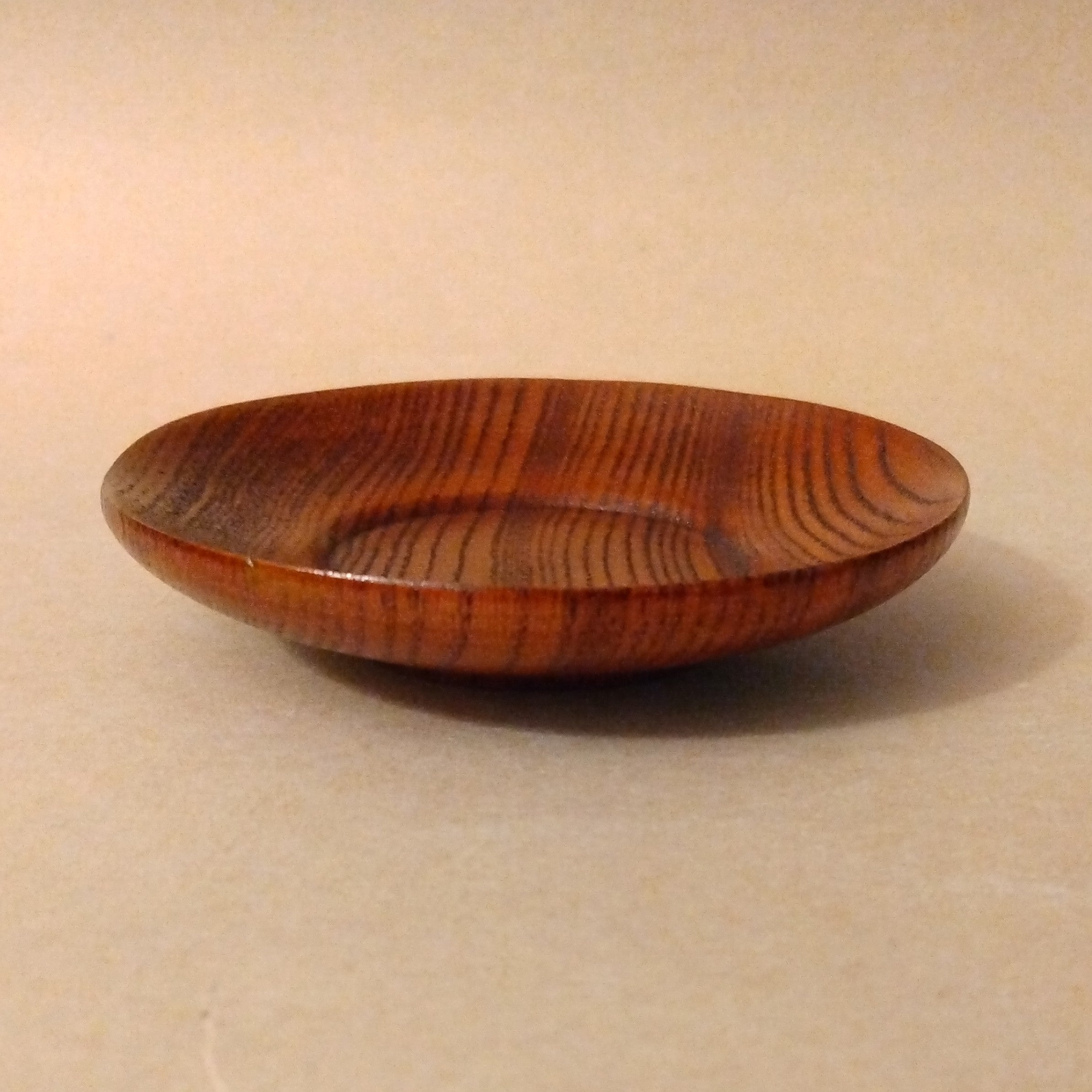 Wooden Tea Cup Saucer, Chataku. 9cm (3.5") Diameter.