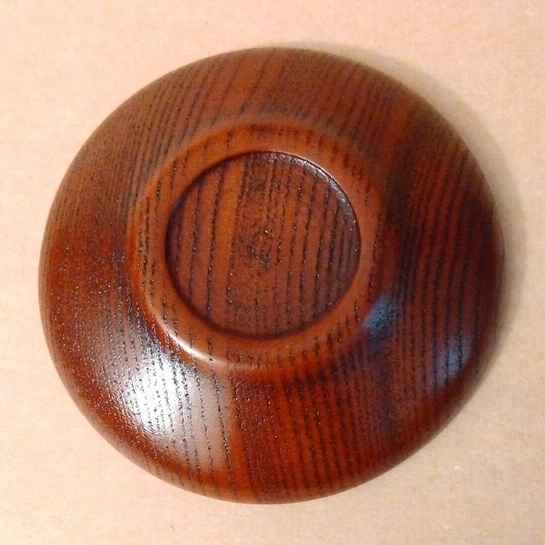 Wooden Tea Cup Saucer, Chataku. 9cm (3.5") Diameter.