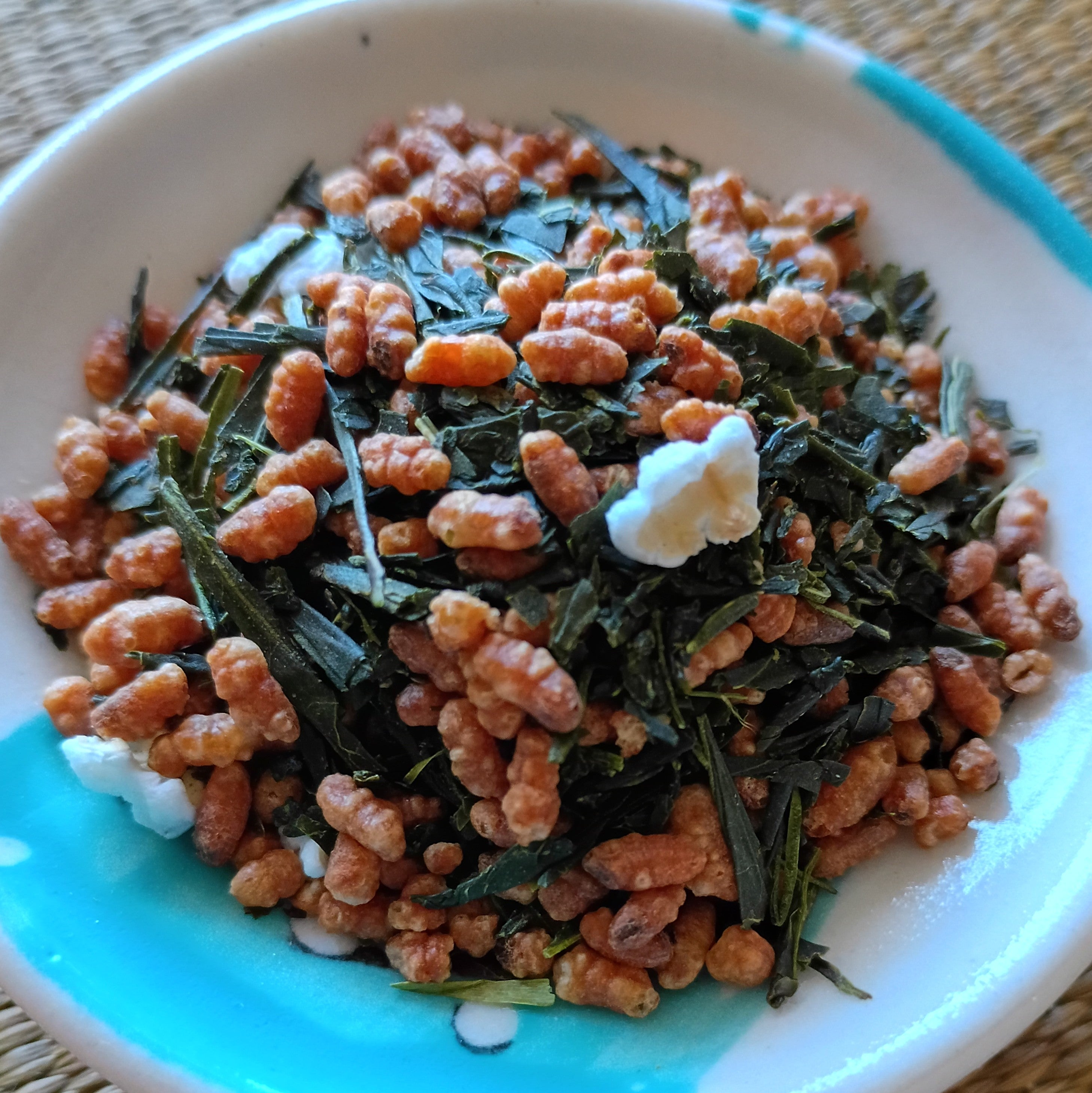 NEW 2026 First Harvest Genmaicha (Sencha & Roasted Brown Rice) from Fujieda, Shizuoka; Naturally Grown, 50g