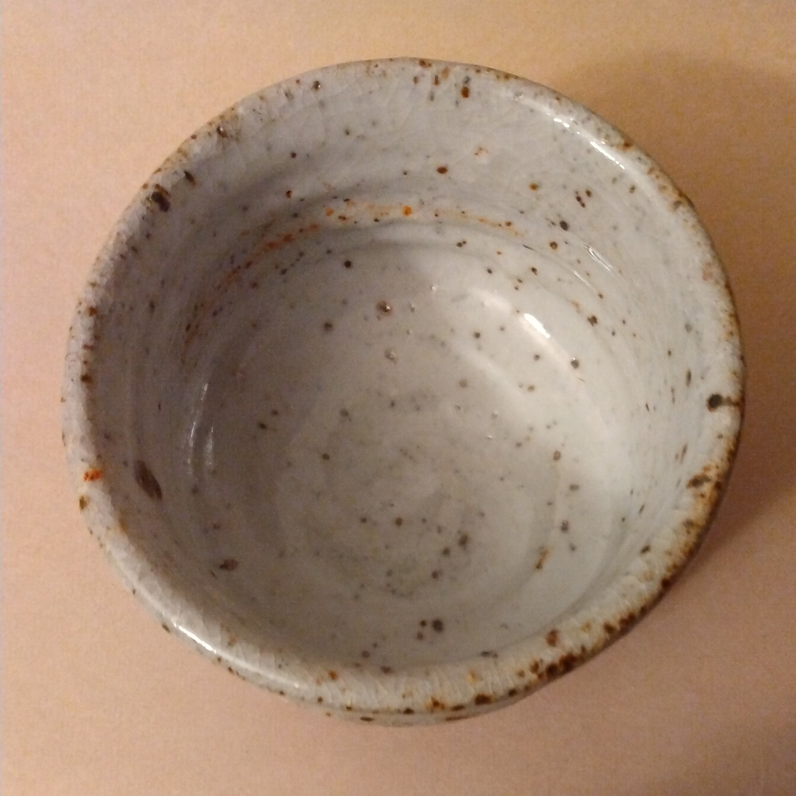 Shino Glaze Tea Bowl, Matcha Chawan by George Gledhill