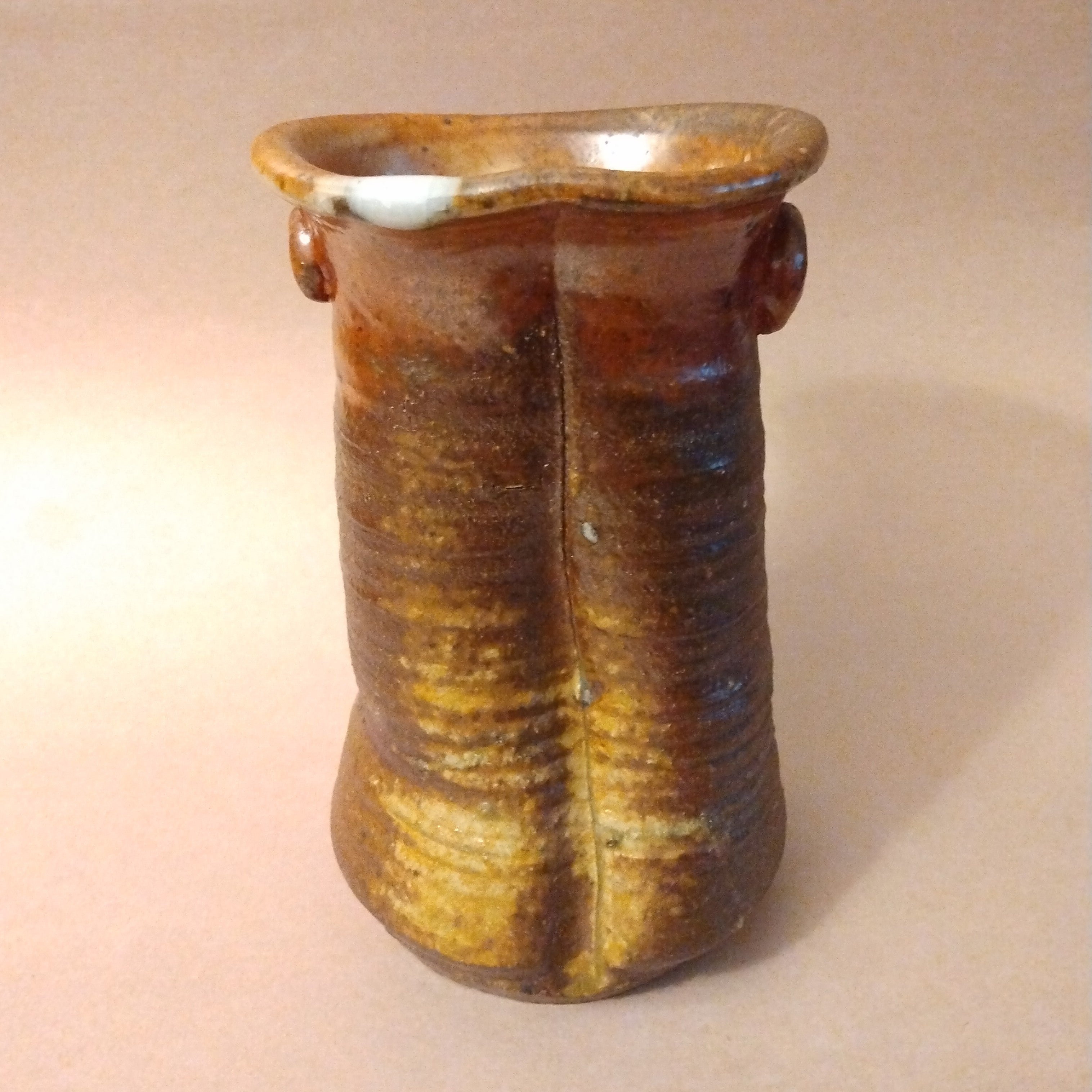 Wood-fired Vase with Ash Glaze, by George Gledhill