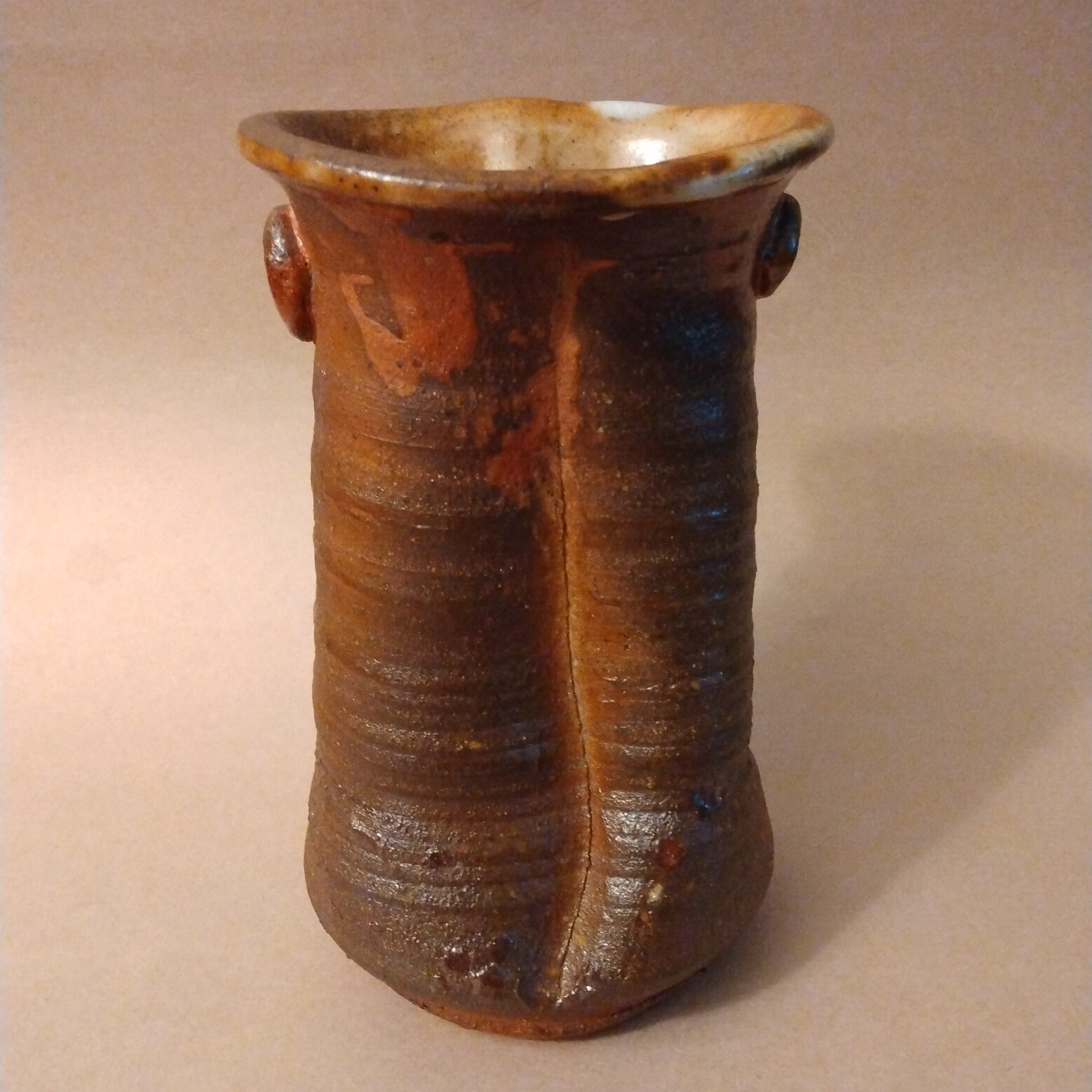 Wood-fired Vase with Ash Glaze, by George Gledhill