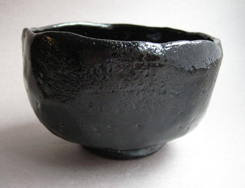 Tea Bowl, Matcha Chawan, Black Raku, George Gledhill