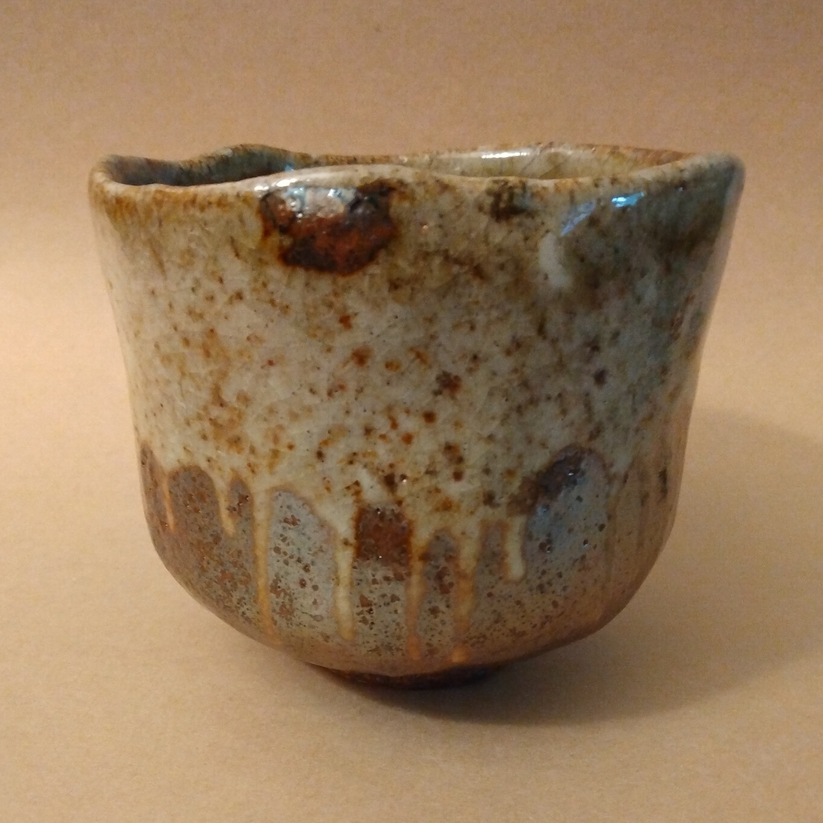 Tsutsu-gata (Cylinder-shaped) Tea Bowl, Matcha Chawan, by George Gledhill