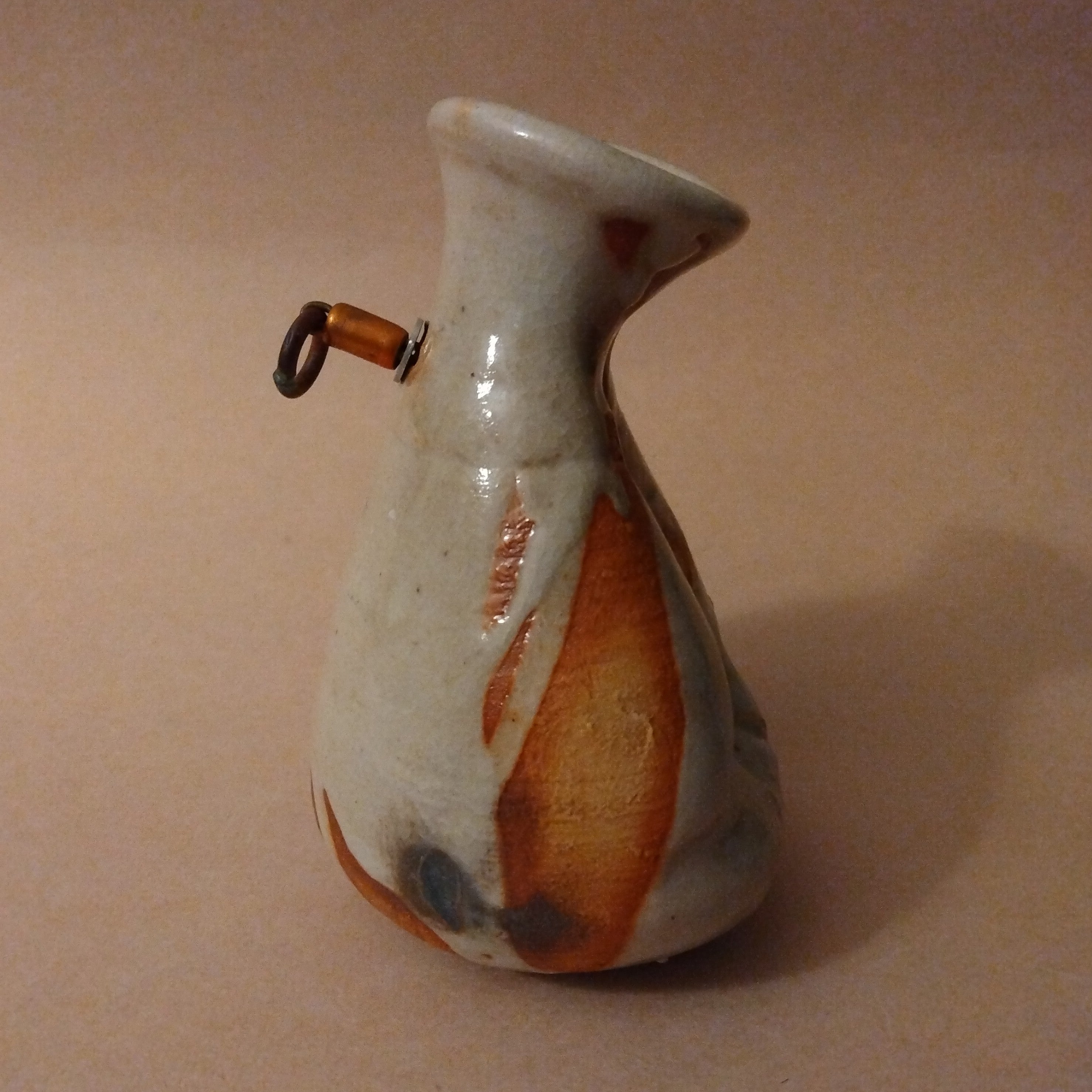20% to Wajima Earthquake Relief - Shino Glaze Vase, by George Gledhill