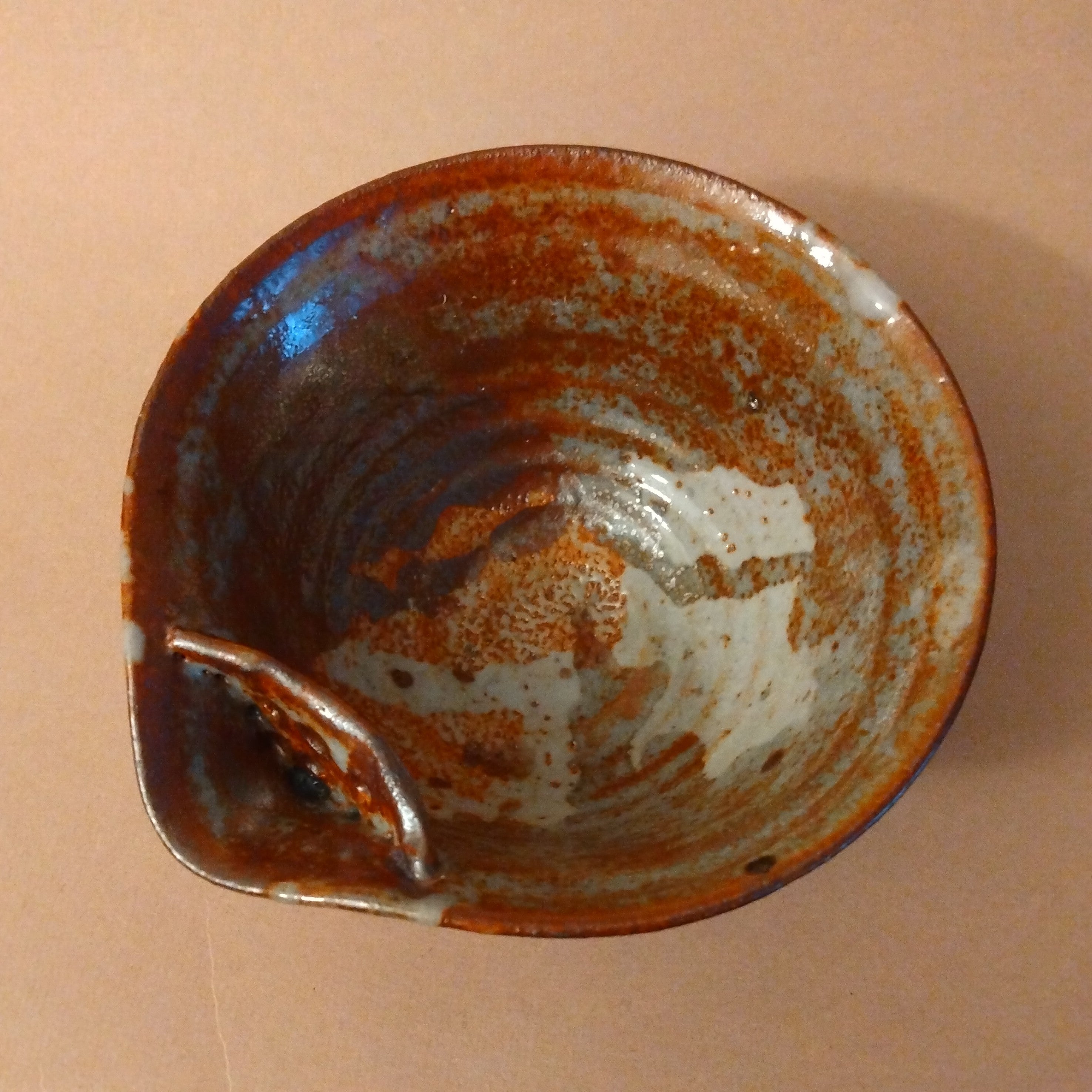 20% to Wajima Earthquake Relief - Katakuchi, Spouted Bowl, with built-in strainer, by George Gledhill