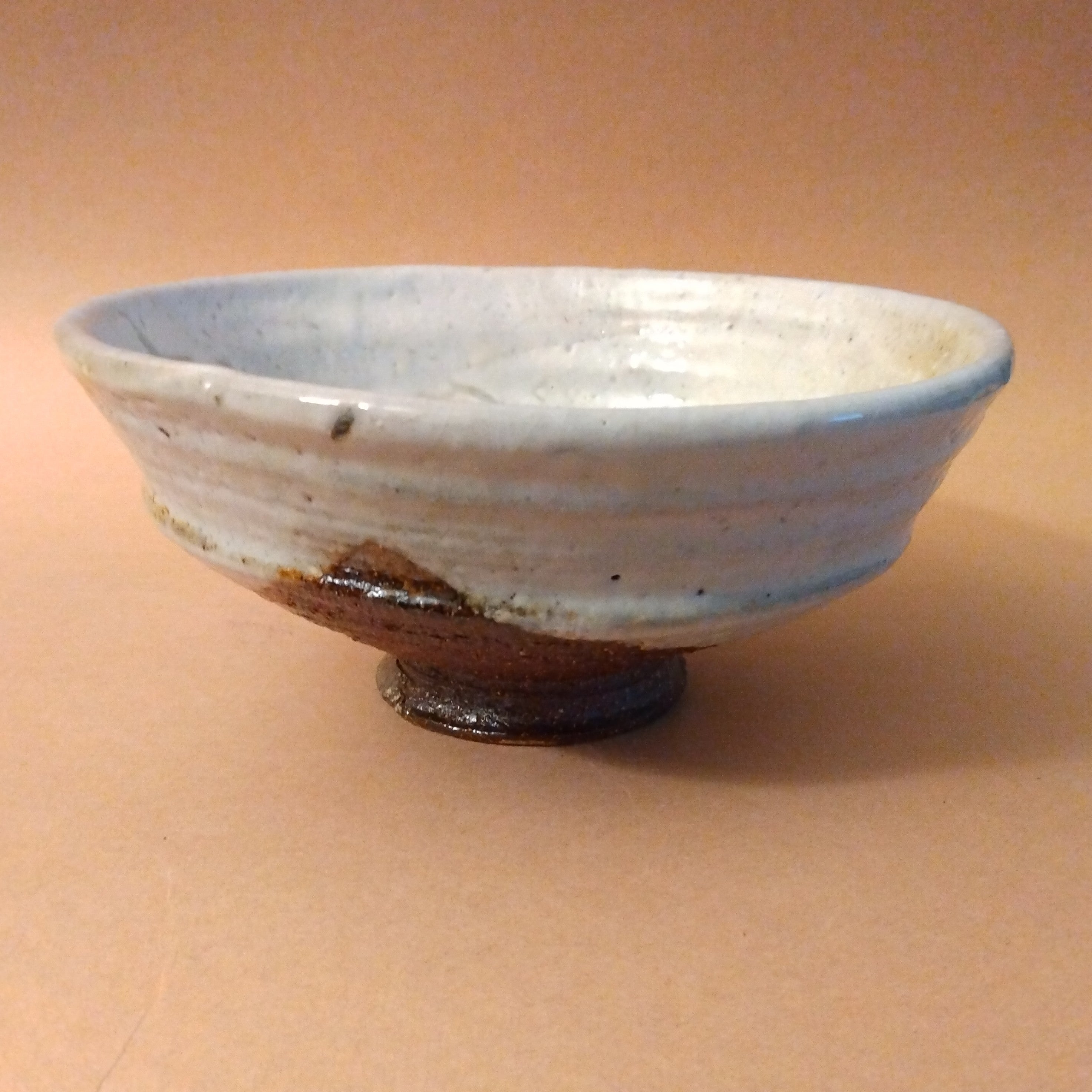 Wood-fired Shino Glaze Bowl, by George Gledhill